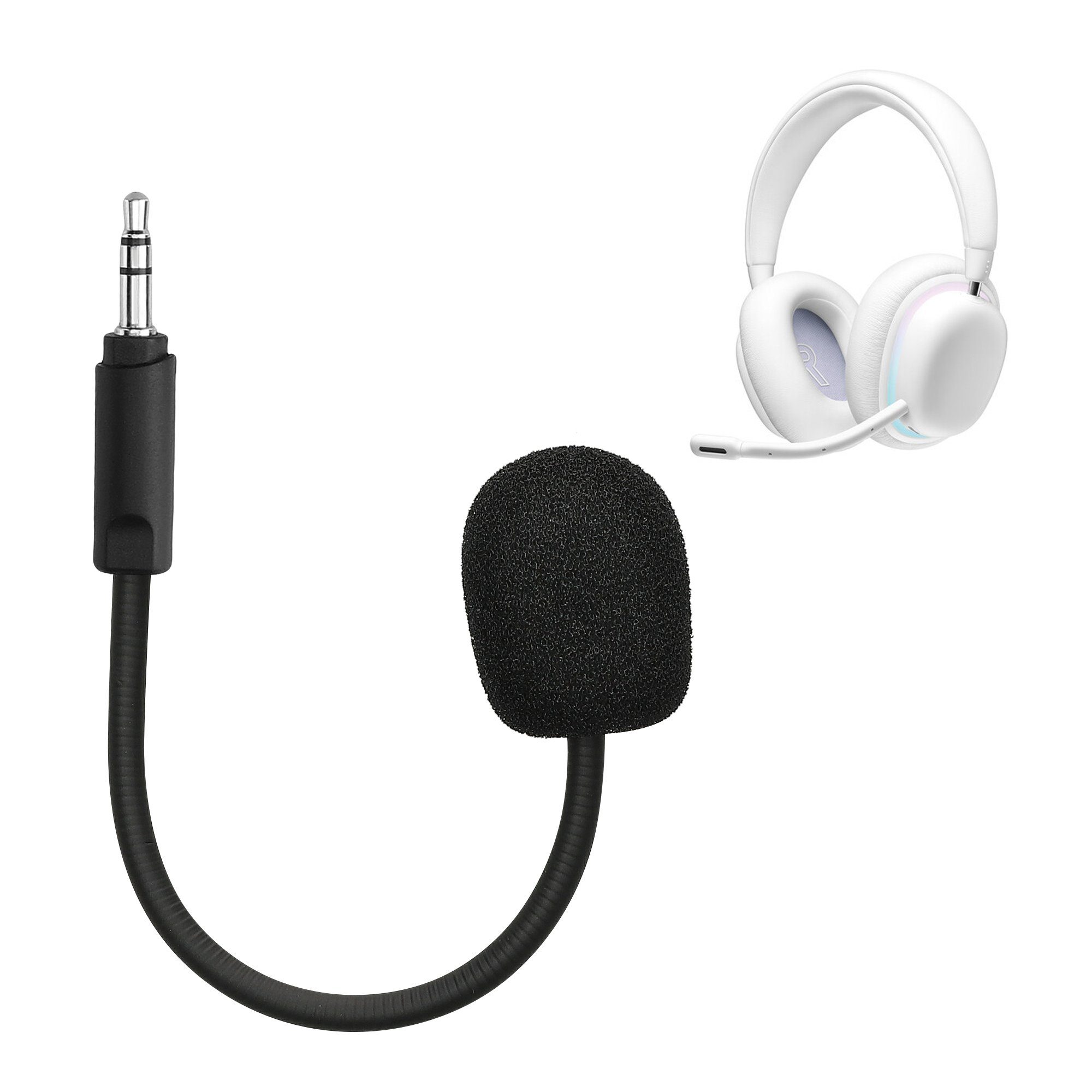 kwmobile Ersatz Kopfhörer Mikrofon Zubehör Microphone) G735 Gaming-Headset (Headset Logitech für
