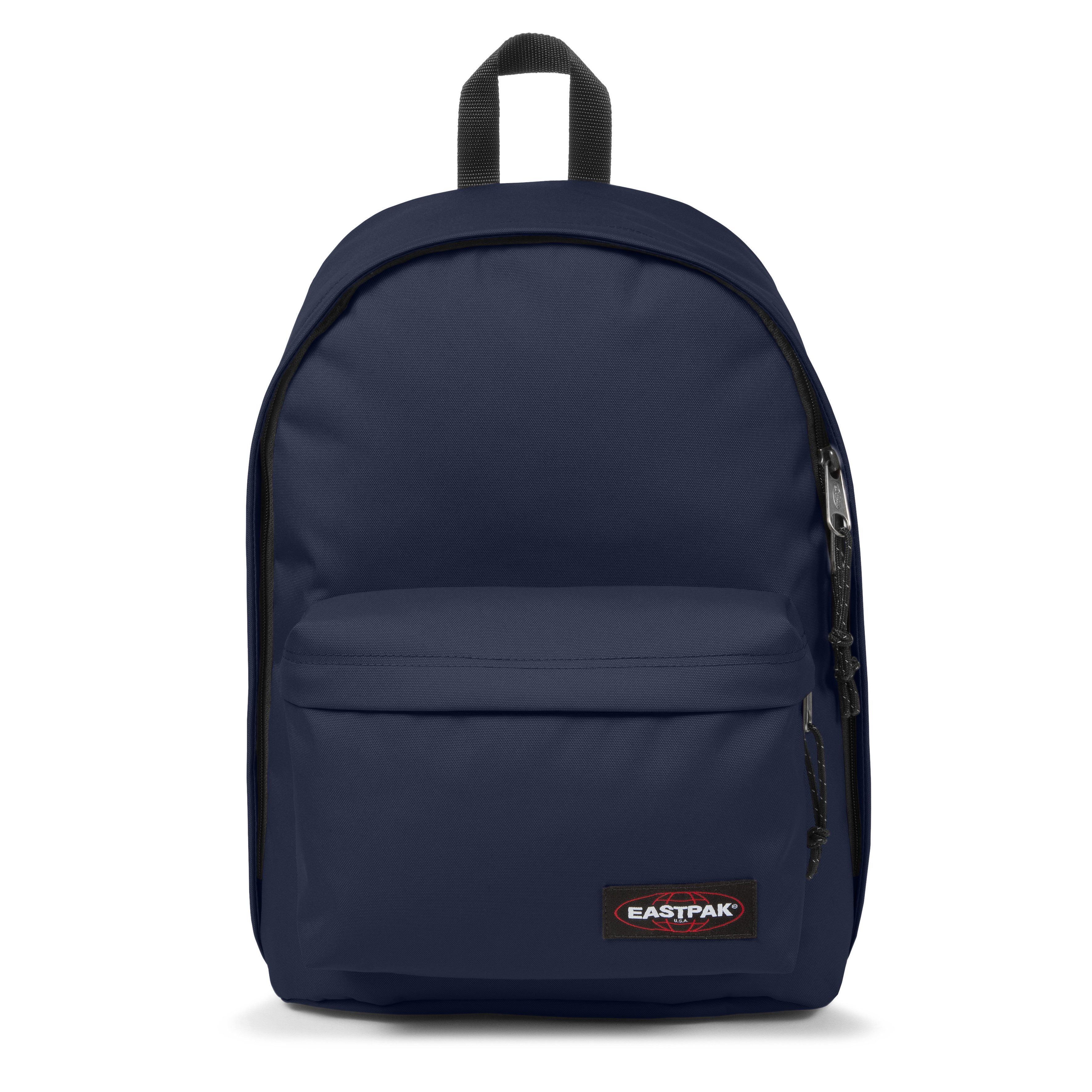 Eastpak Freizeitrucksack OUT OF OFFICE Aviator Blue, Unisex Cityrucksack, Businessrucksack mit Logo-Aufnäher