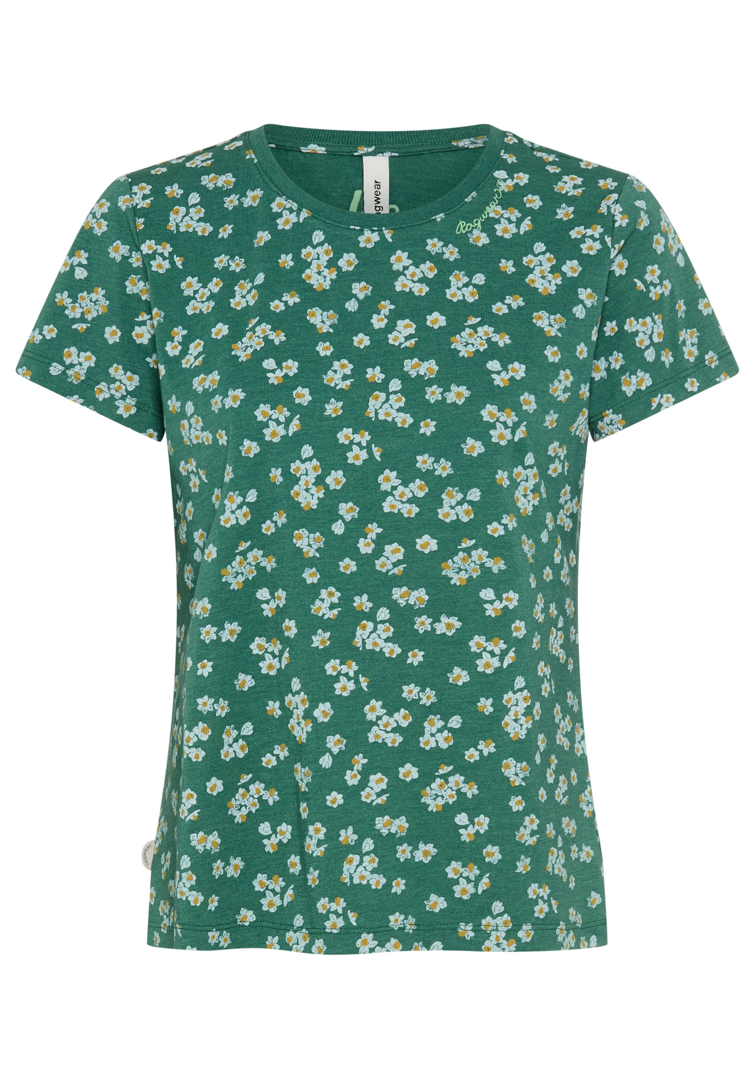 Kurzarmshirt MINTTA FLOWER O