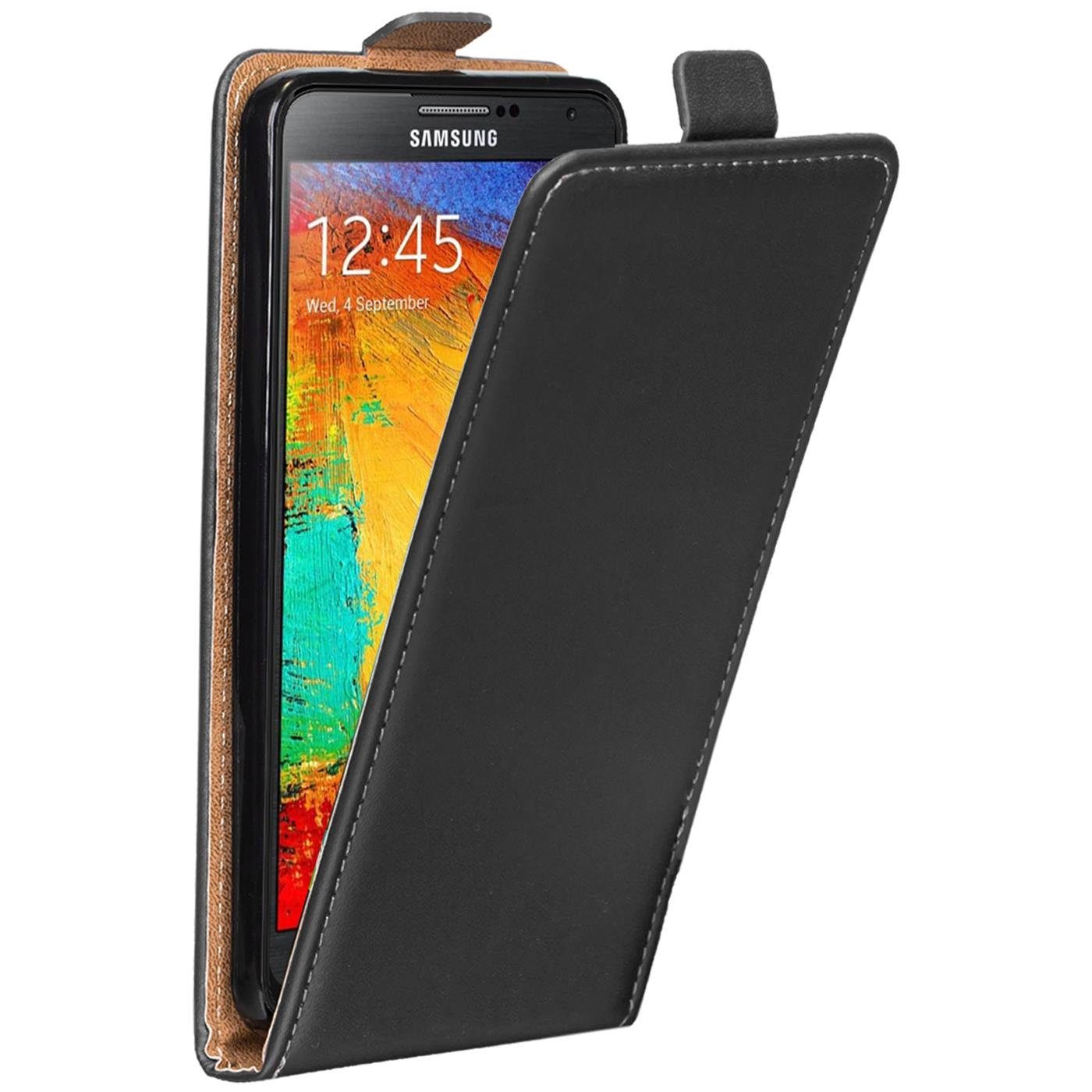 CoolGadget Handyhülle Flip Case Handyhülle für Samsung Galaxy Note 3 5,7 Zoll, Hülle Klapphülle Schutzhülle Flipstyle Cover Tasche
