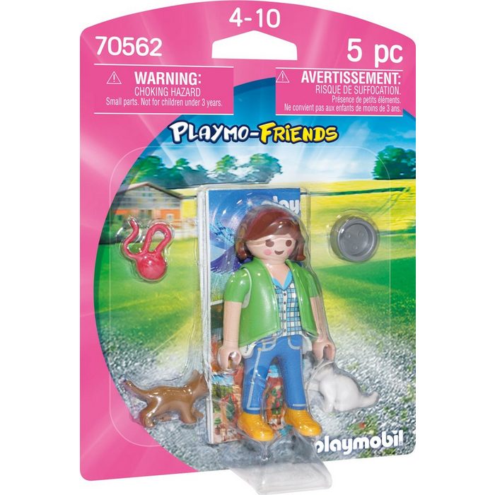 Playmobil® Konstruktions-Spielset 70562 Frau mit Katzenbabys
