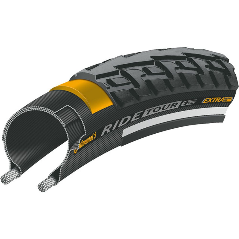 Fahrradreifen Continental Reifen Ride Tour 24x1,75Zoll 47-507mm schwarz Reflex 01011
