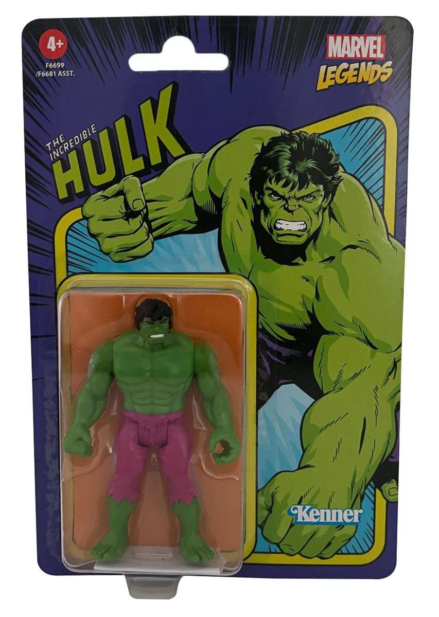 MARVEL Actionfigur Marvel Legends The Incredible Hulk - Kenner Retro-Collection, beweglic
