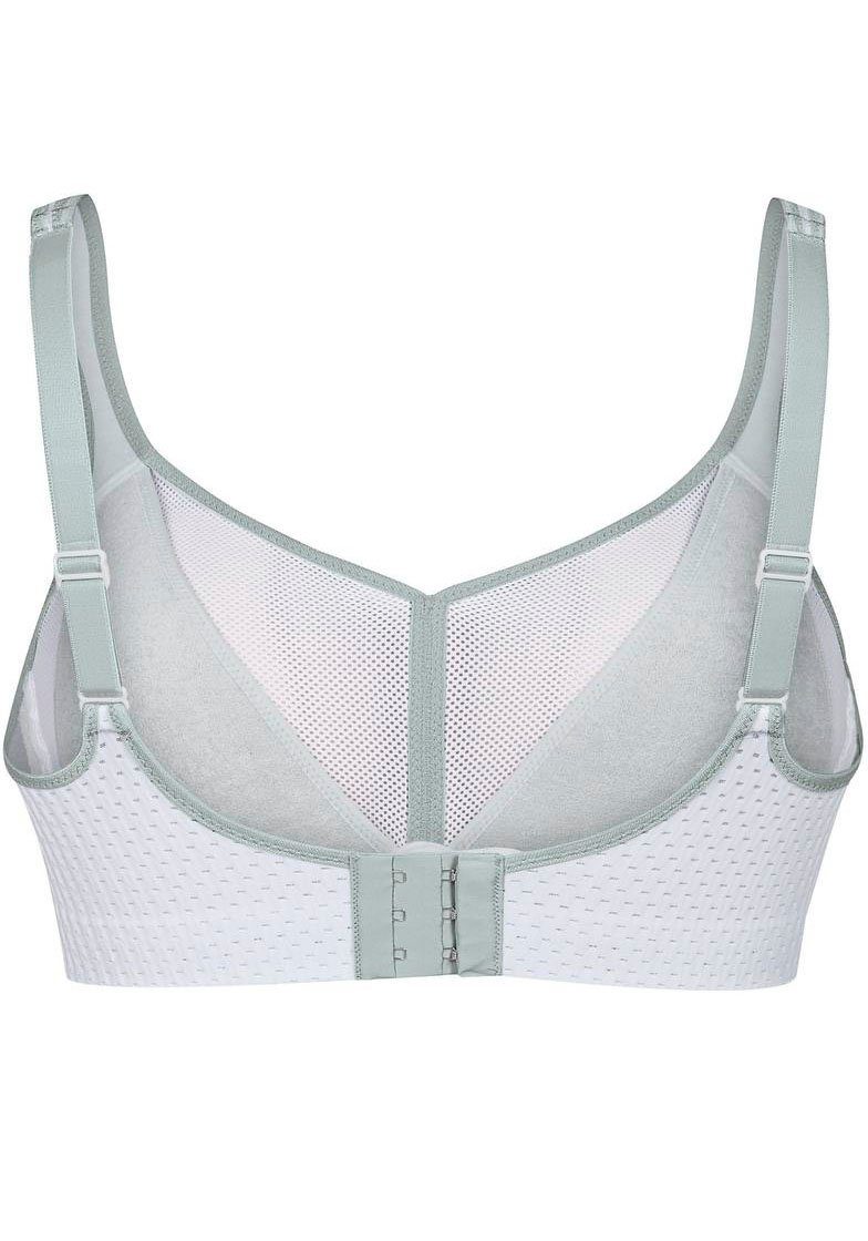Anita Active Sport-BH Air Control Deltapad doppellagige Cups, gepolsterte Träger, mit Print, feminin, weich – Bild 4 von 5