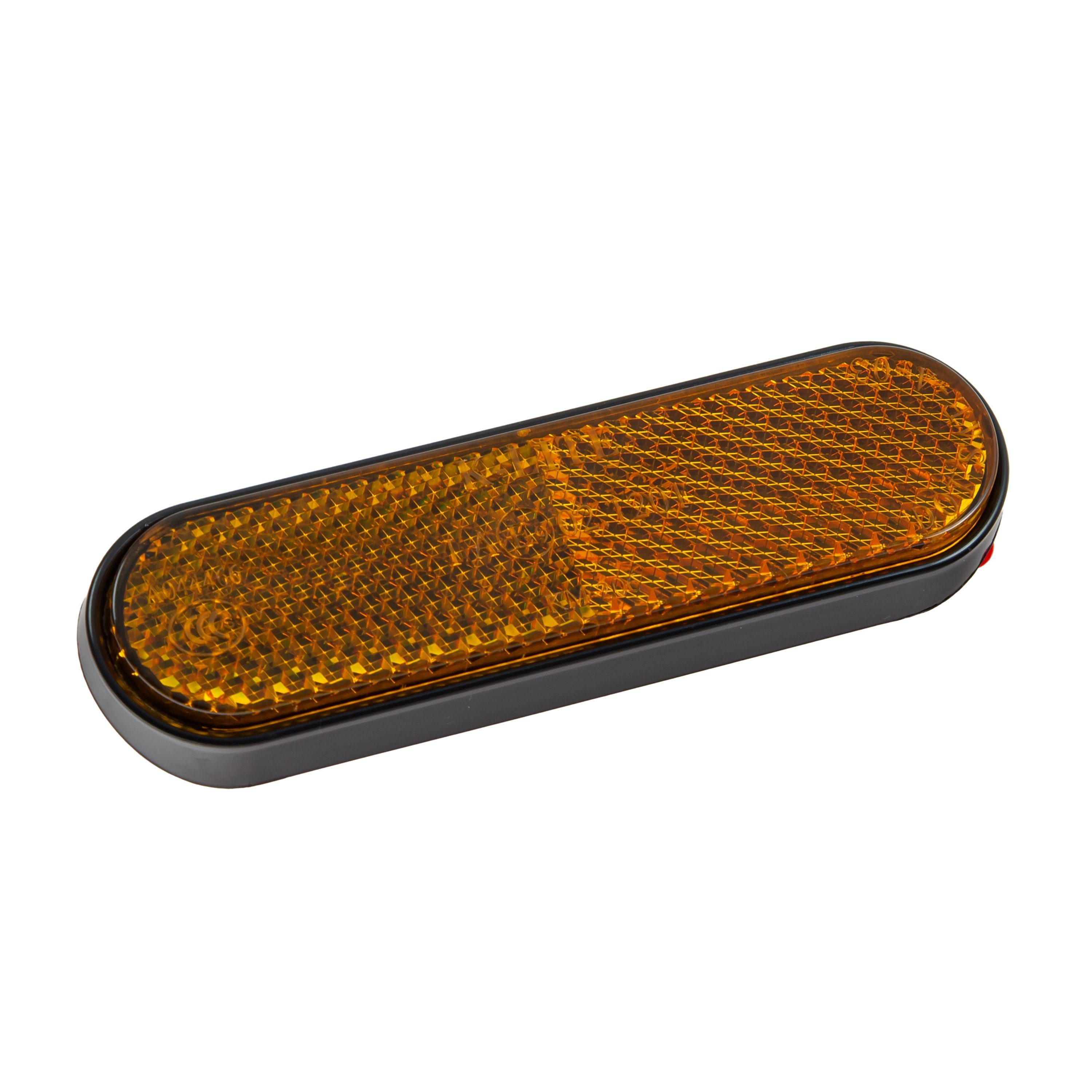 ZIEGER Katzenauge Gabelklebereflektor Curved, abgerundet, gelb