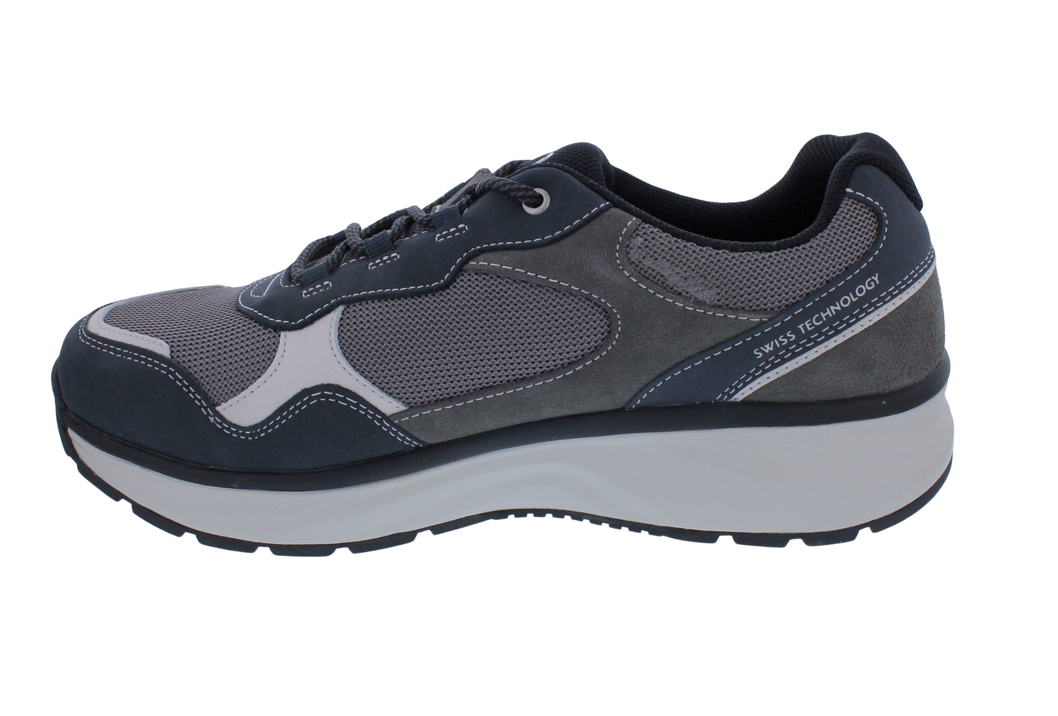 Joya Joya Tony III Blue-Grey Sneaker, Nubuk-/ Veloursleder und Textil, Act Schnürschuh