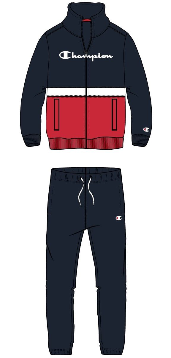 Champion Trainingsanzug Logo (Jacke&Hose aus Baumwolle) günstig online kaufen