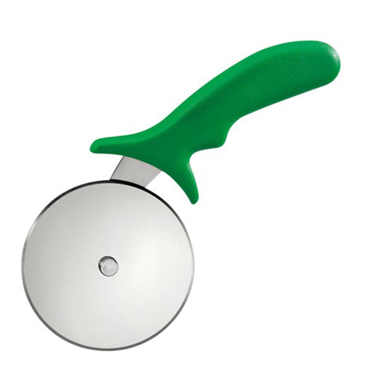 Küchenprofi Pizzaschneider Pizzaschneider mit ergonomischem Griff - zufällige Farbauswahl, Fingerschutz zur sicheren HandhabungInklusive Schutzhülle