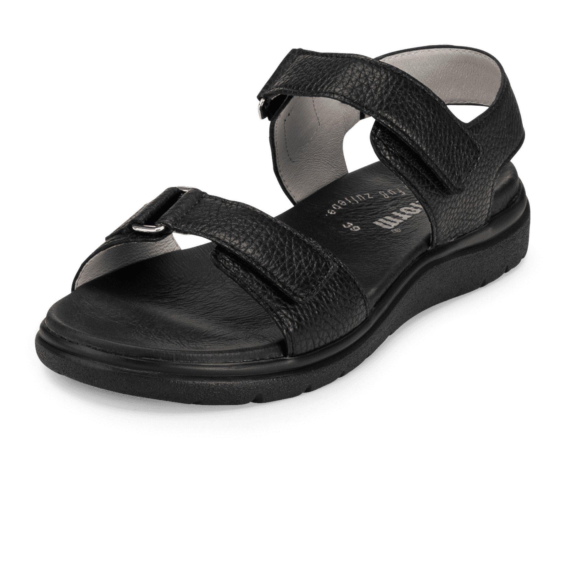 schwarz Sandale Hirschleder vitaform Sandale Damenschuhe