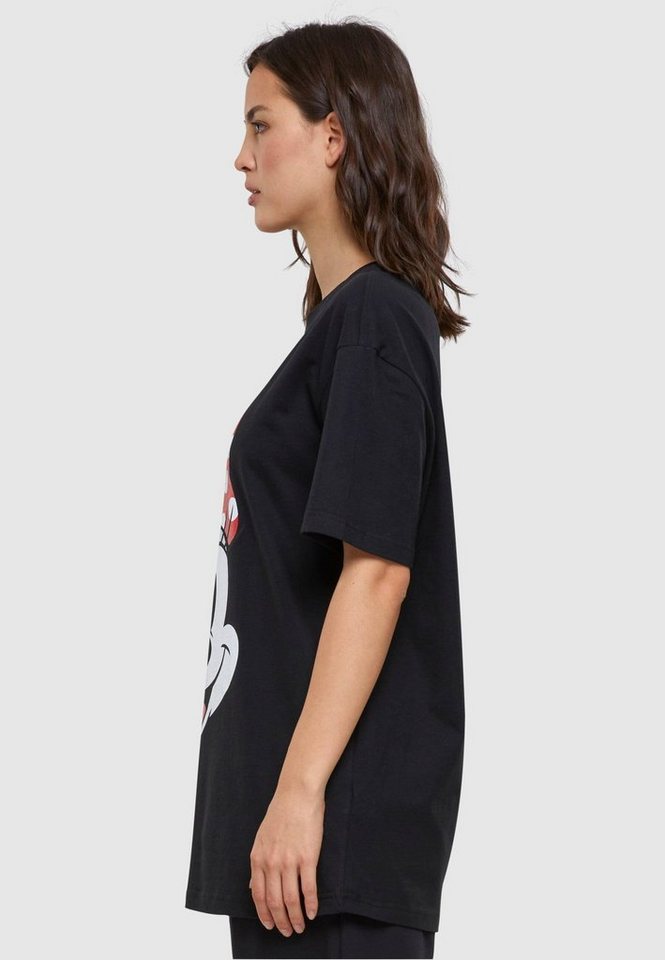 Merchcode T-Shirt Damen Ladies Disney 100 Minnie Smiles Tee (1-tlg),  Stylisches T-Shirt aus angenehmer Baumwollmischung
