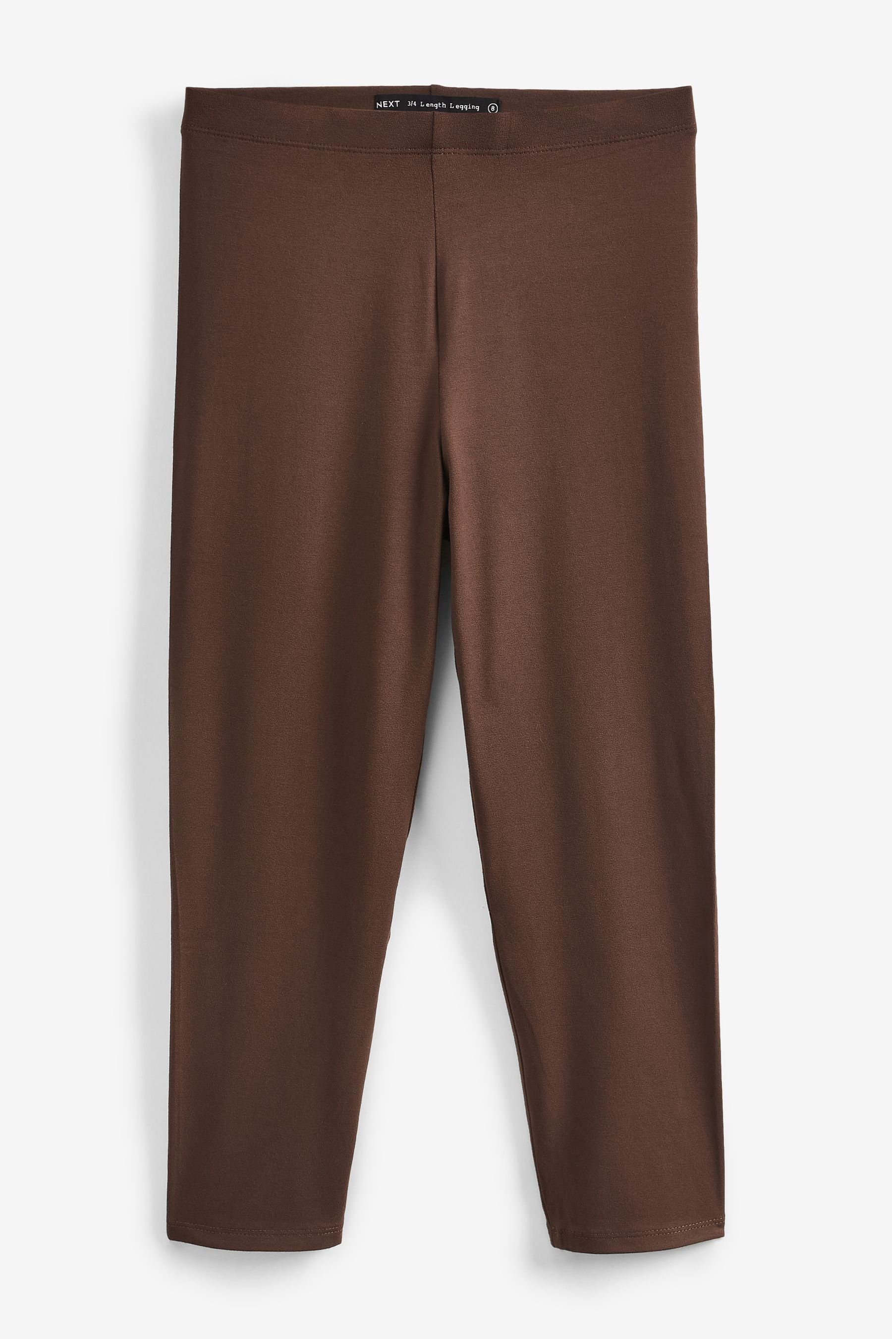 Next Leggings Verkürzte Leggings (1-tlg) Chocolate Brown