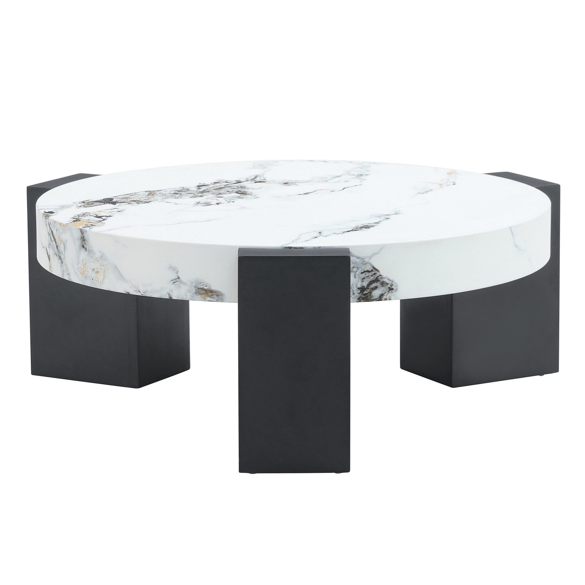 LIVIHOME Couchtisch ARIA (Packung), Couchtisch-Set, MDF, Glas