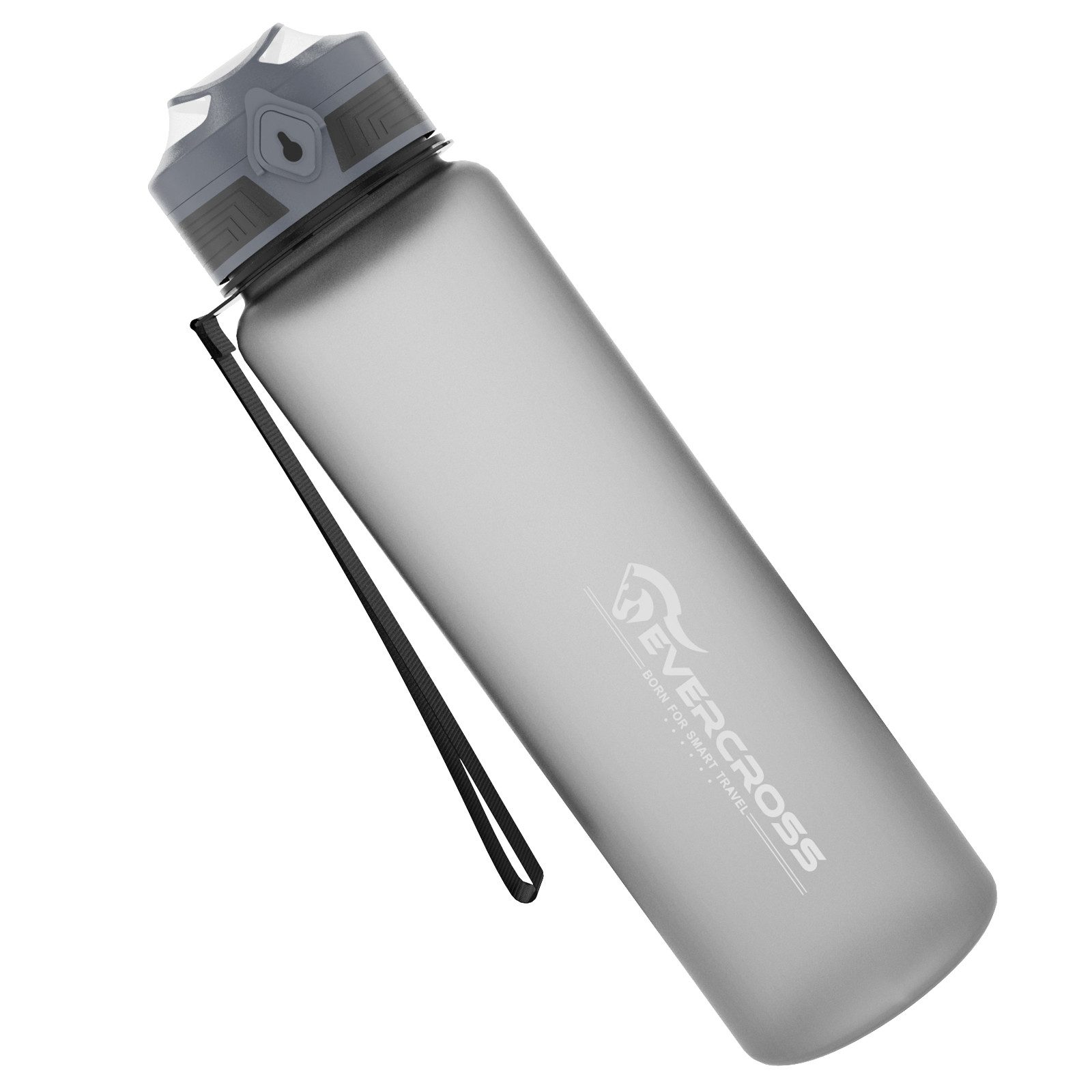 EVERCROSS TECH Trinkflasche SP2 auslaufsichere Trinkflasche Sport + 1-Klick-Verschluss, 1000ML