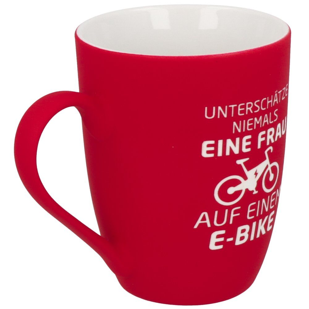 Spruchreif® Tasse SOFT-TOUCH-Tasse mit Gravur·Geschenk für Radfahrer und Mountain Biker – Bild 2 von 3