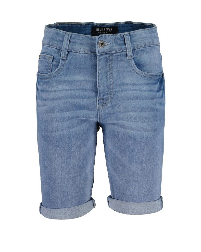 Blue Seven Jeansbermudas Blue Seven Jungen Jog Jeans Bermuda Shorts kurze Hose blau (1-tlg)