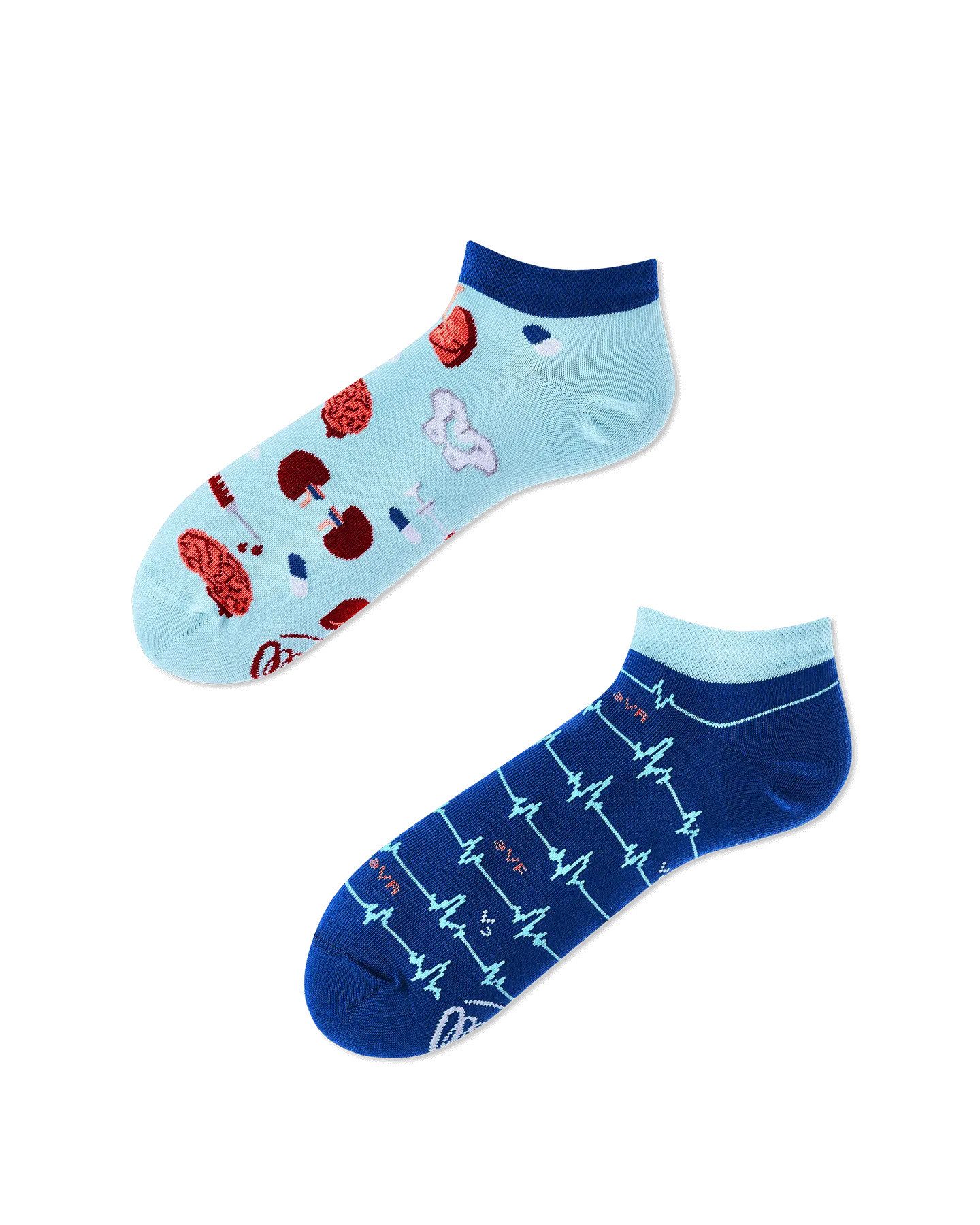 Many Mornings Sneakersocken Many Mornings Sneaker Dr Sock (1 Paar, 1-Paar, 1 Paar) immer ein dismatching Paar