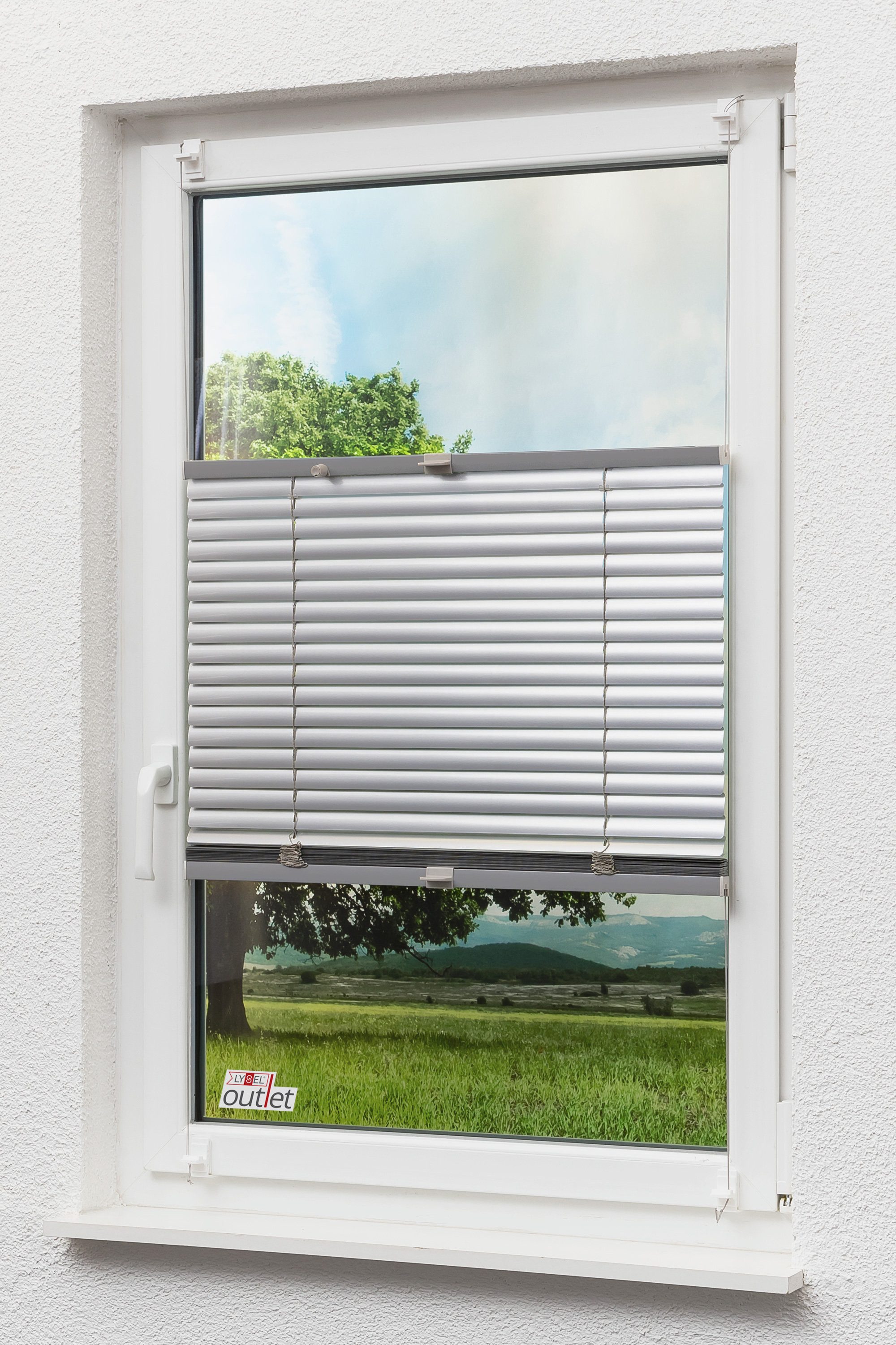LYSEL® Jalousie Alu 25mm klemmen Silber, günstig online kaufen