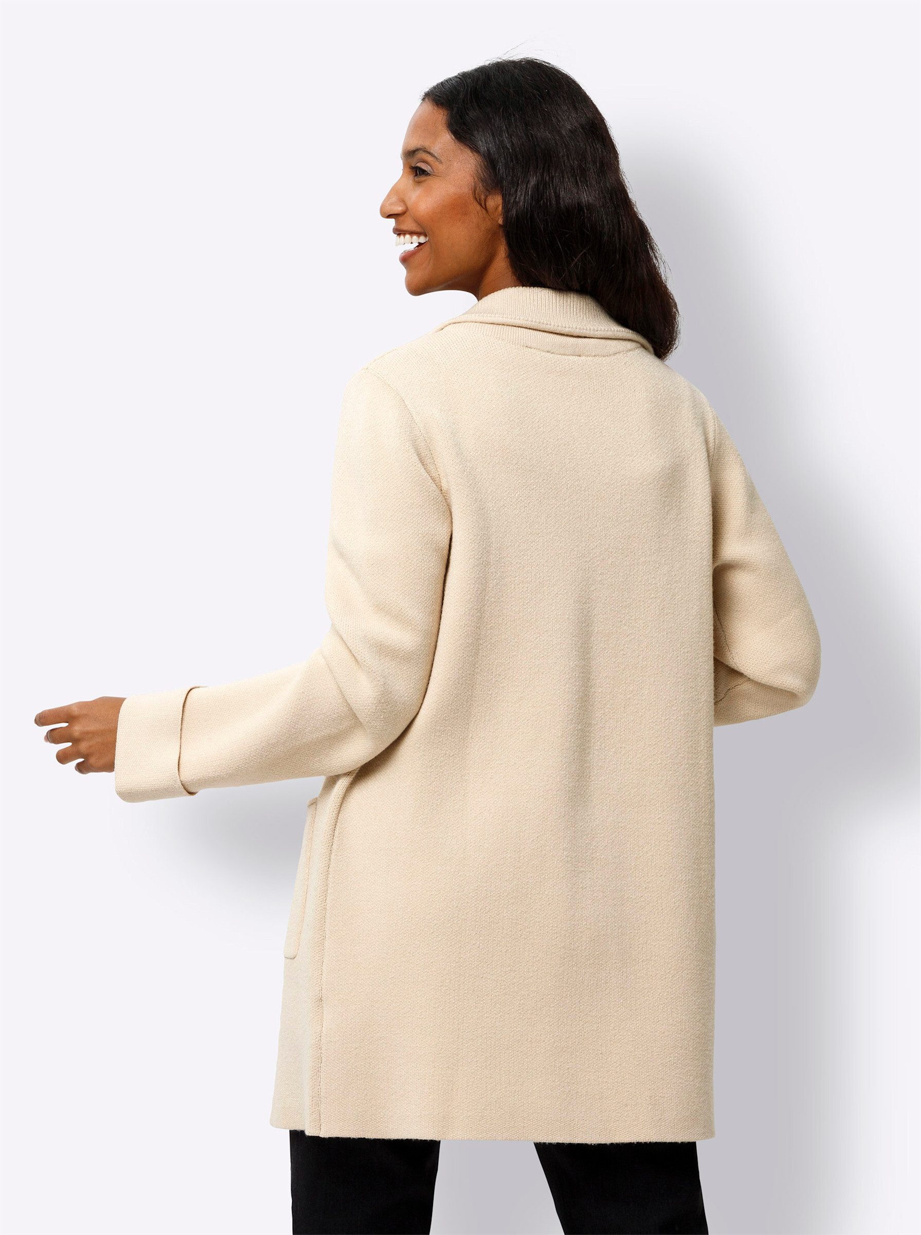 heine Strickjacke Cardigan Langarm Jacquard günstig online kaufen