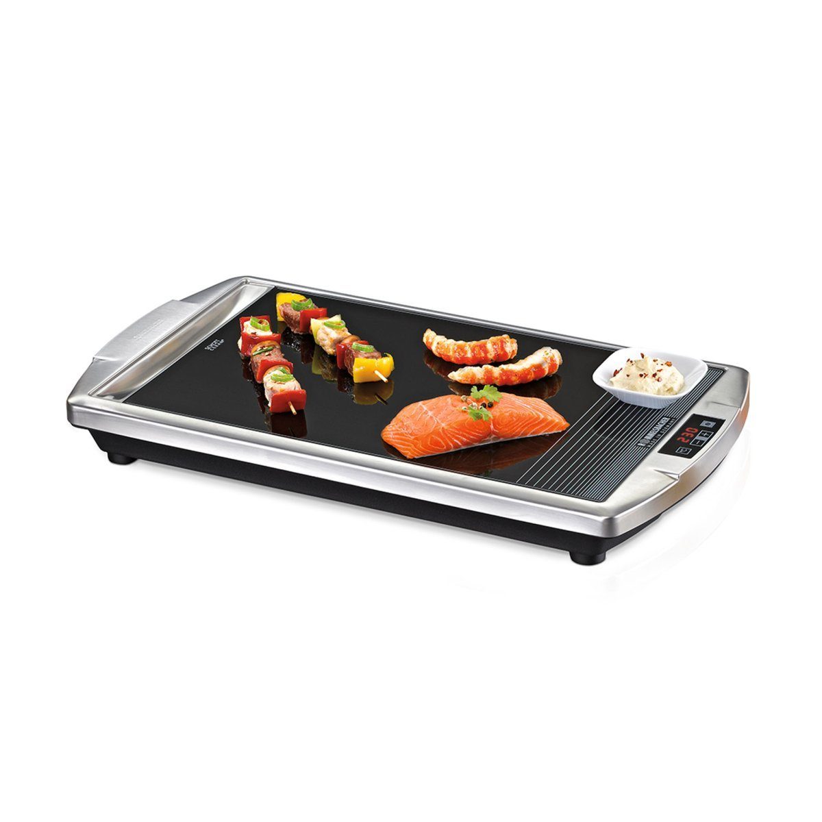 Rommelsbacher Tischgrill Hightec Grill, Edelstahl