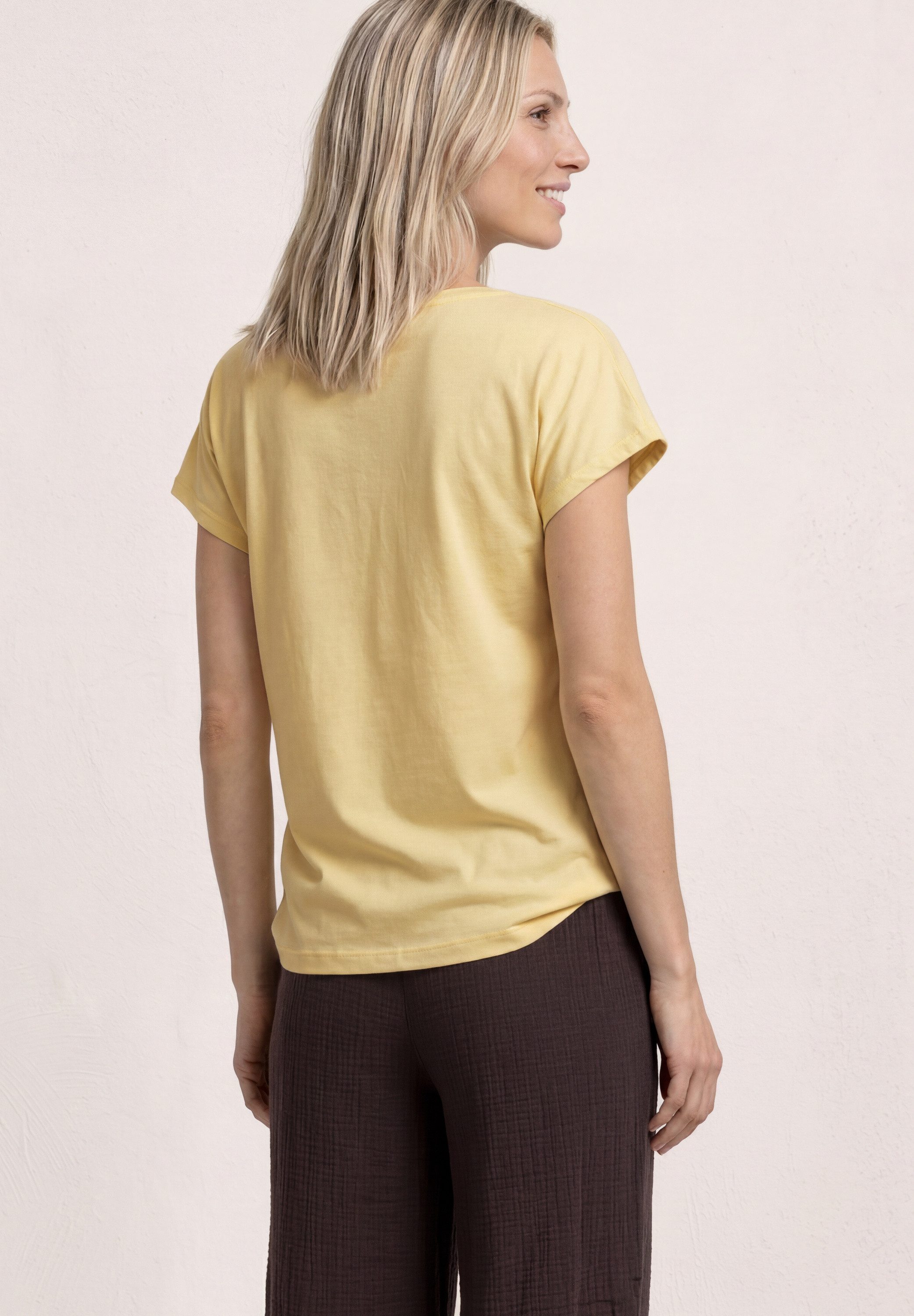 STREET ONE Shirttop Sommershirt mit Wording Artwork – Bild 2 von 5