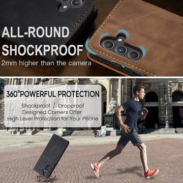 SmartUP Smartphone-Hülle Hülle für Samsung Galaxy A54 5G Klapphülle Fliphülle Tasche Case Cover, Standfunktion, integrierter Kartenfach