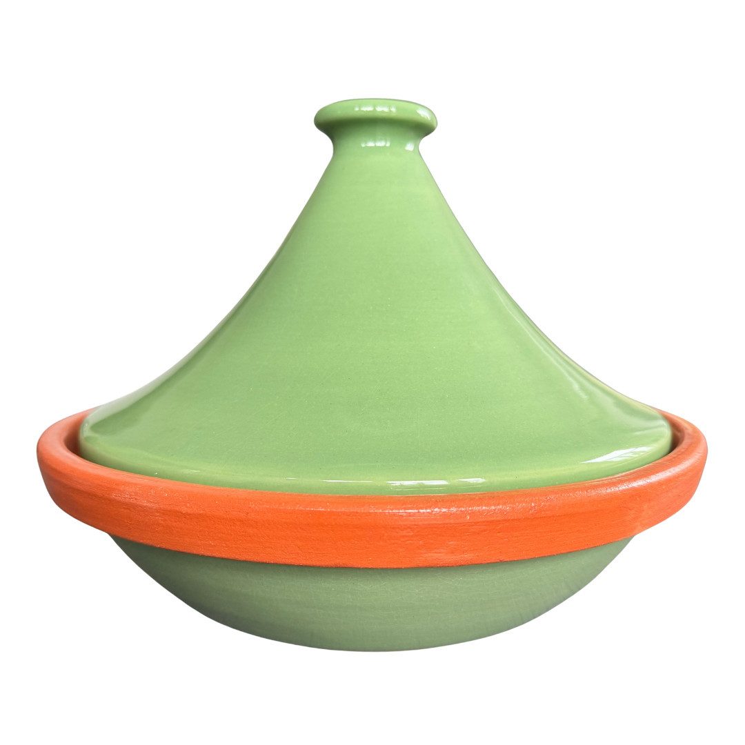 The Twinning Company Schmortopf Tajine grün schlanker Deckel - 25cm