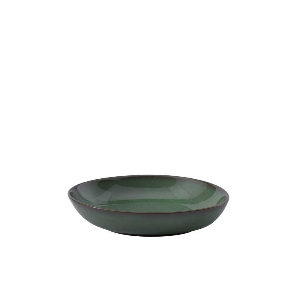 like. by Villeroy & Boch Suppenschale Lave Vert Schale flach klein 22x21x4,2cm, Steingut, (1-tlg)