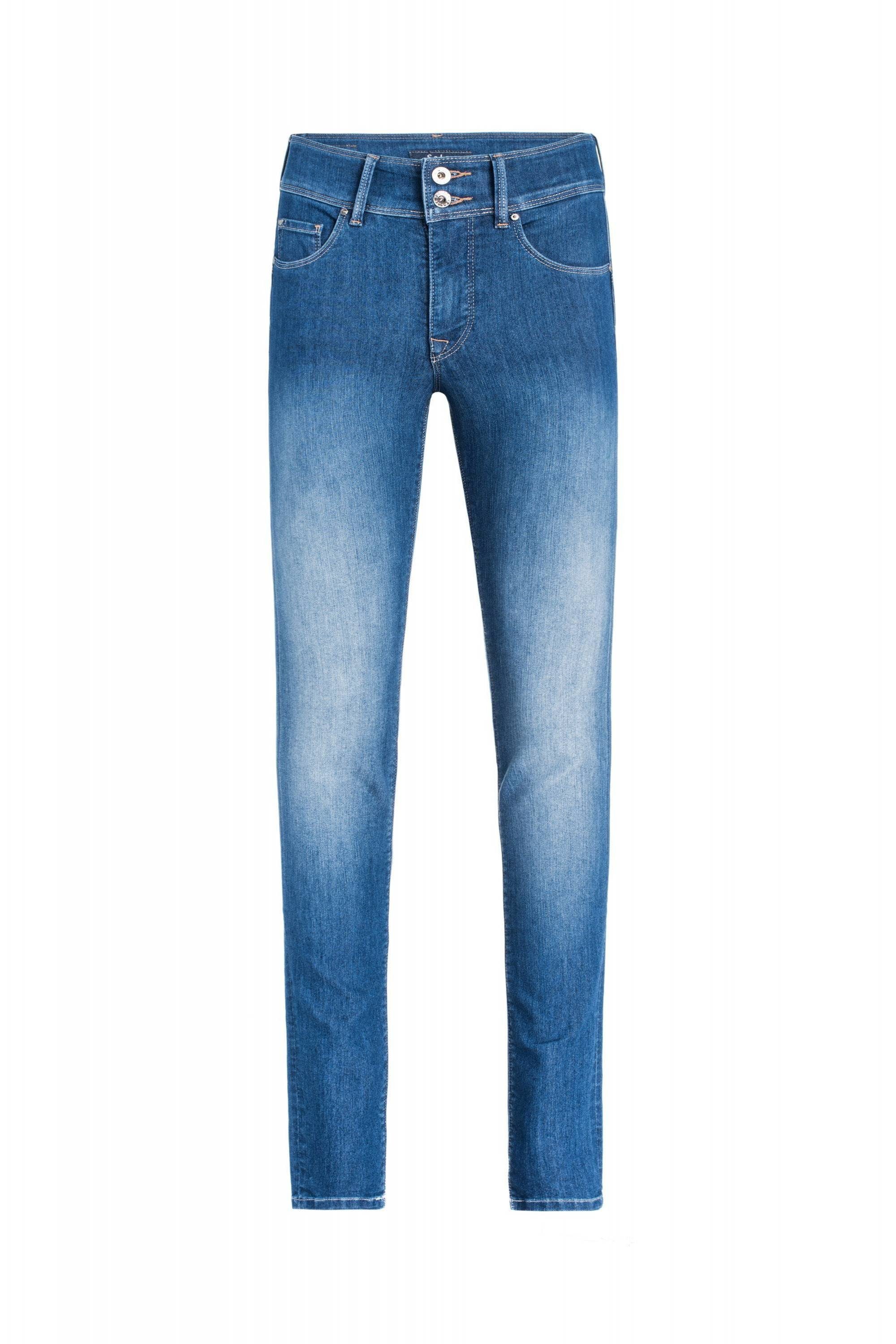 blue JEANS Salsa PLUS SKINNY Stretch-Jeans PUSH SECRET IN 100259.8503 SALSA