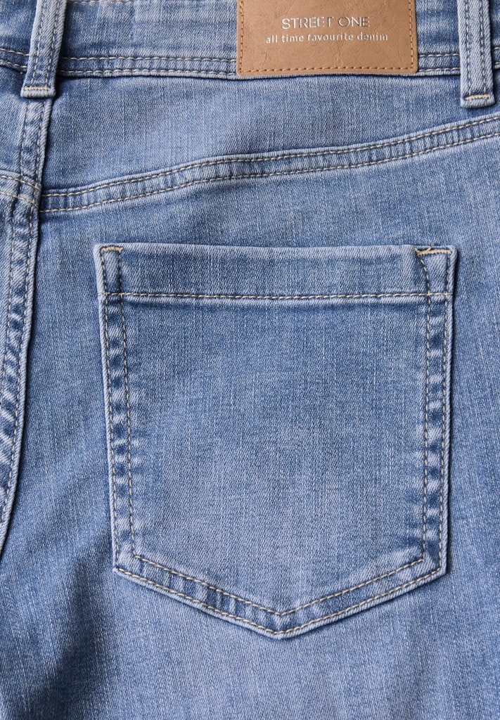 STREET ONE Bequeme Jeans STREET ONE / Da.Jeans / Style QR Denim-Straight Le günstig online kaufen