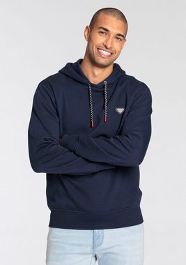 Bruno Banani Kapuzensweatshirt mit mehrfarbigen Kordeln