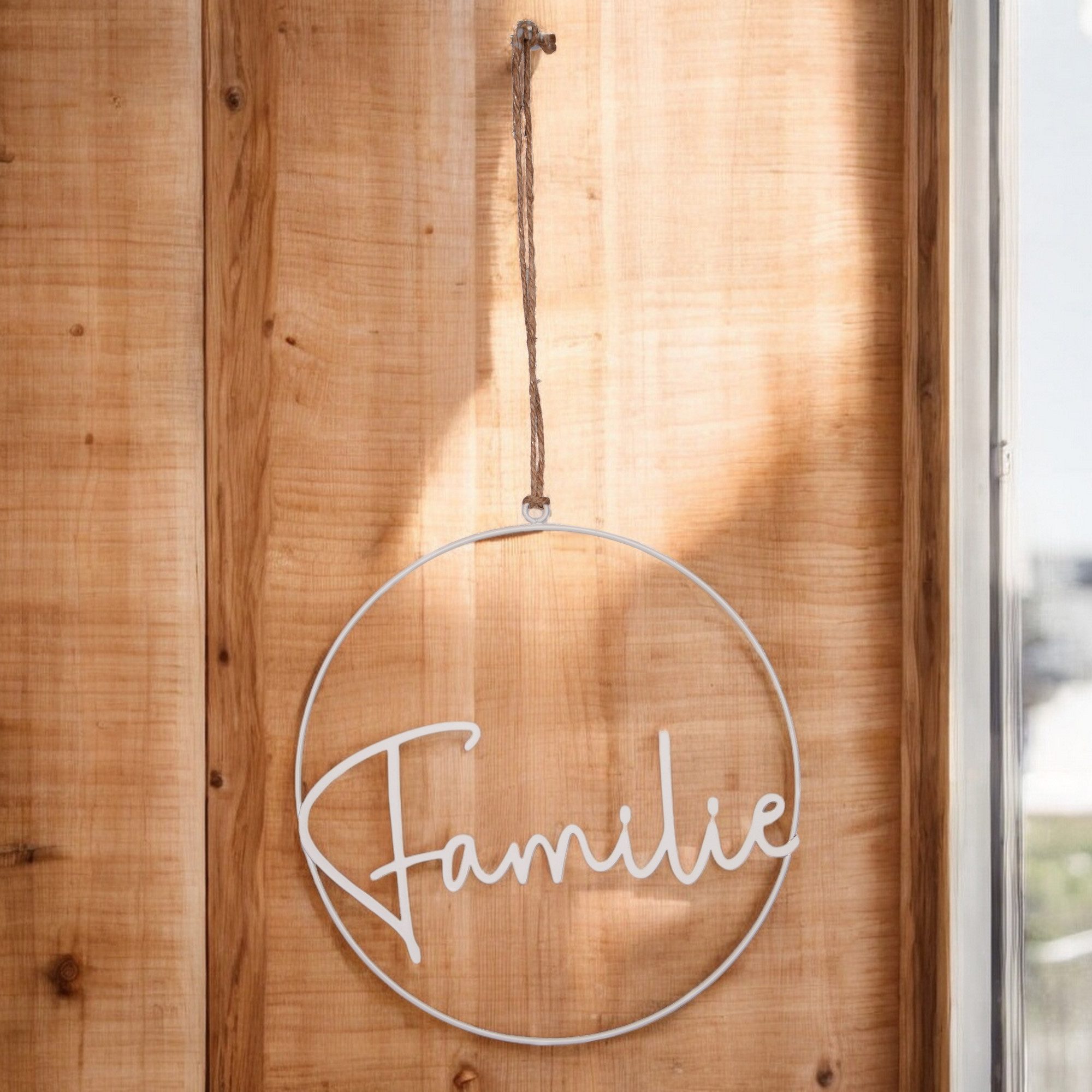 UNUS HOME Wanddekoobjekt Aufhänger Familie (25cm), günstig online kaufen