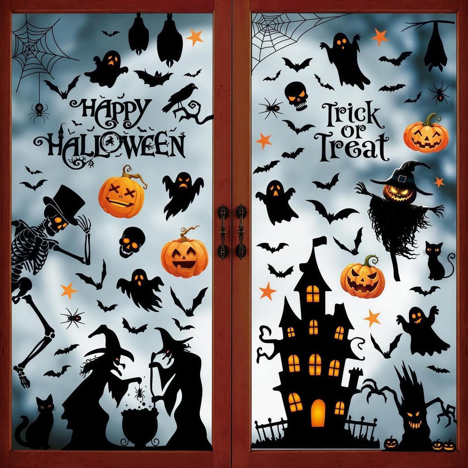 LuxusKollektion Fensterbild Halloween Fensterbilder 9-teilig