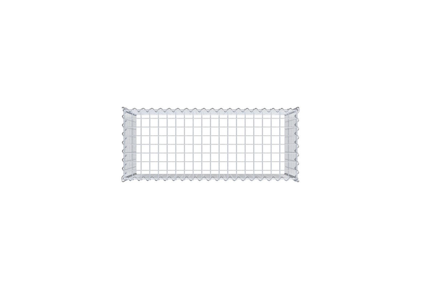 Thumbnail - Gabiona Gabionenzaun Anbaugabione Typ 3 100 cm x 50 cm x 40 cm (L x H x T), Maschenweite 5, (Anbaugabione Typ 3 100 cm x...
