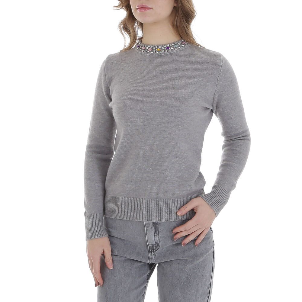 Ital-Design Strickpullover Damen Freizeit (88578848) Strass günstig online kaufen
