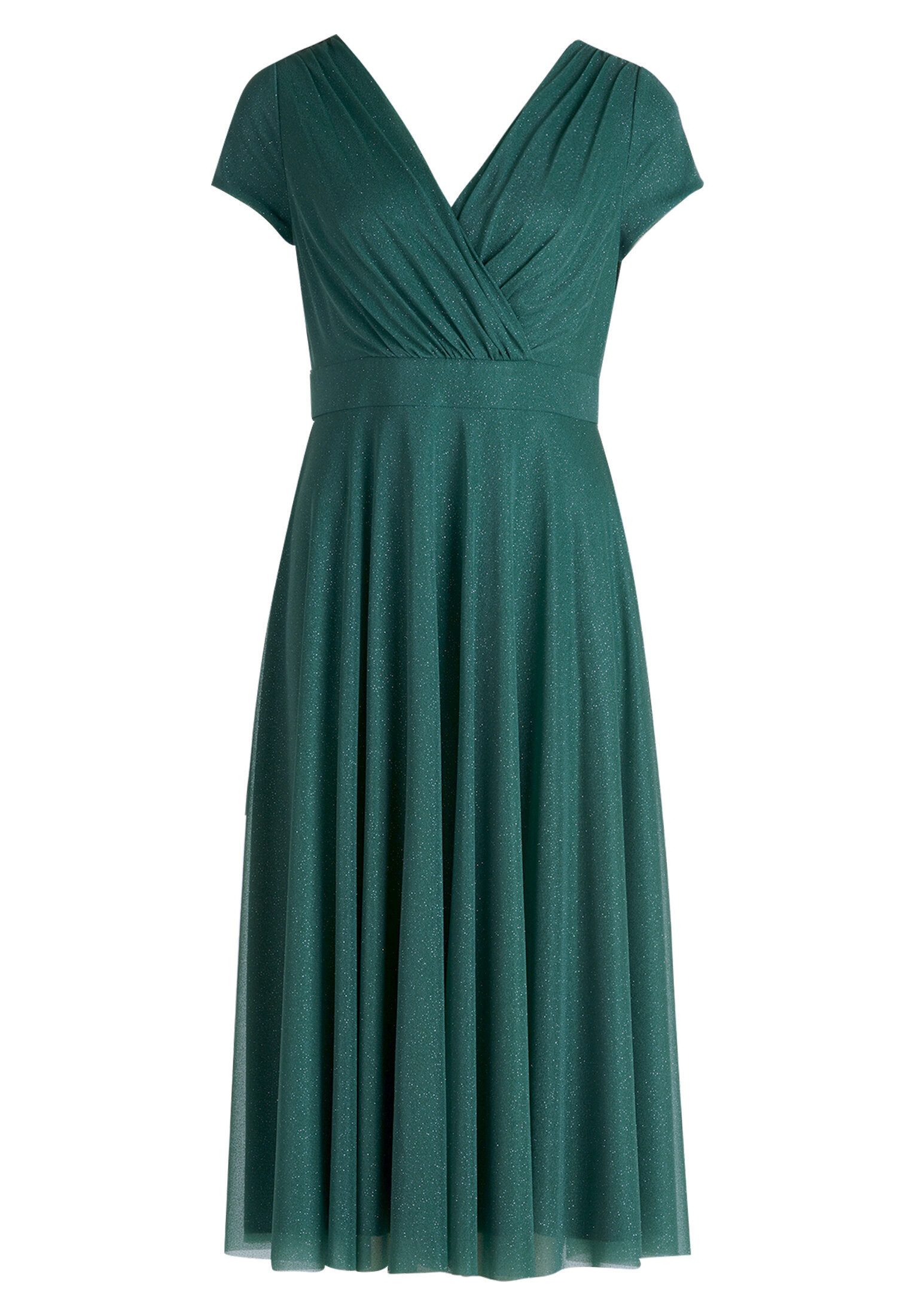 Vera Mont Cocktailkleid Damen im Glitzer-Look Stoff