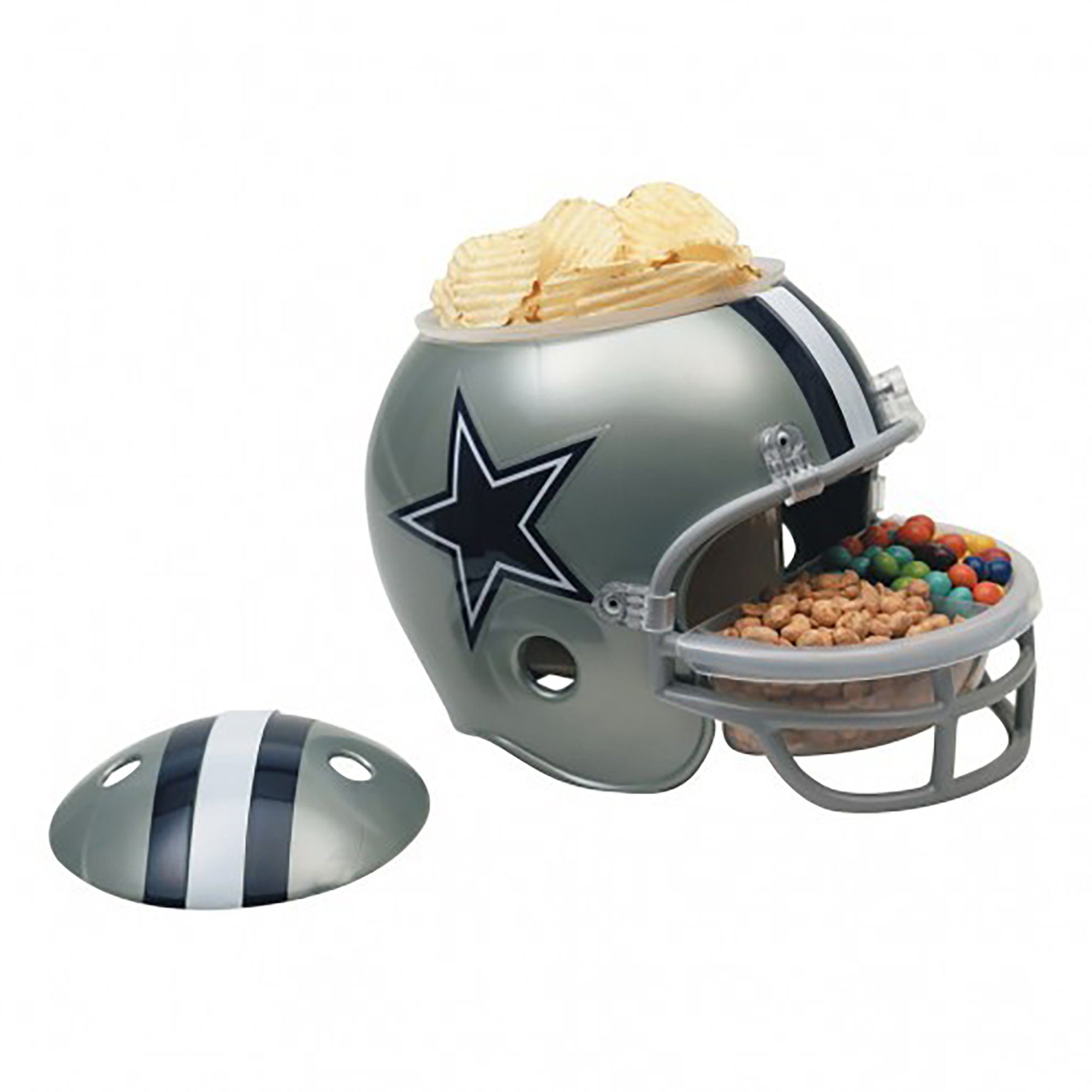 Dallas Cowboys Snackschale Snack Helm, Kunststoff, original Größe
