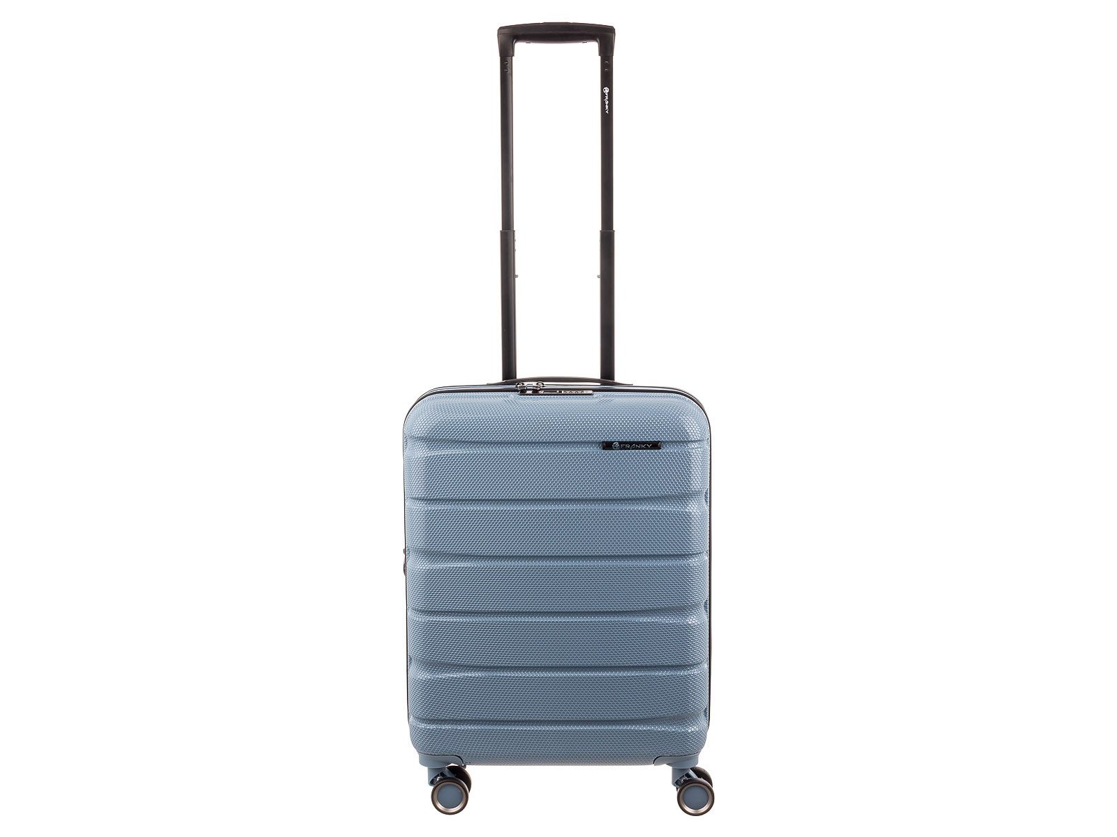 Franky Handgepäckkoffer ABS13 55er Trolley Hartschale, 4 Rollen, Dehnfalte