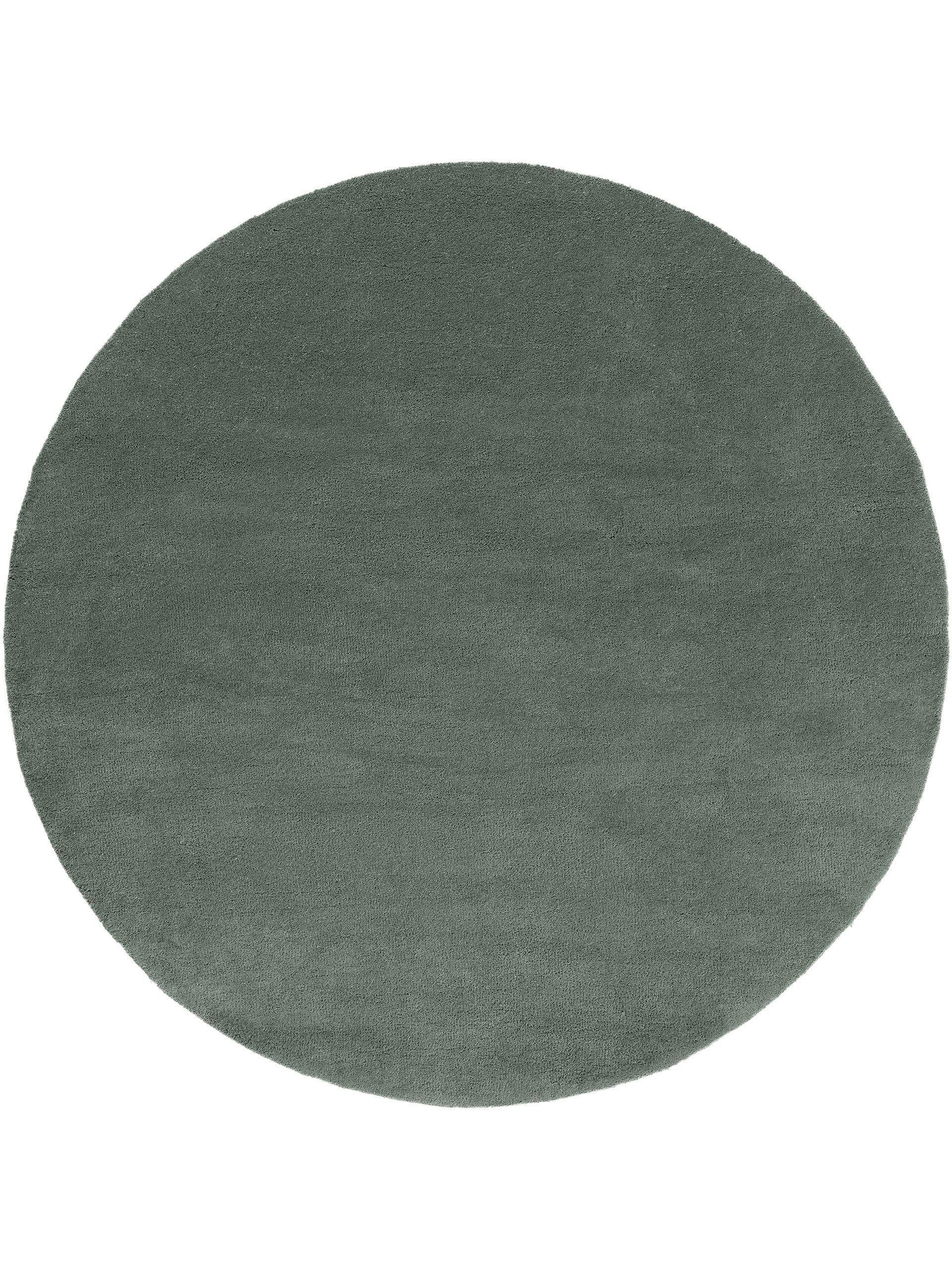 benuta Wollteppich Bent, rund, Höhe: 6 mm, 100% Wolle, handgetuftet, Uni, N günstig online kaufen