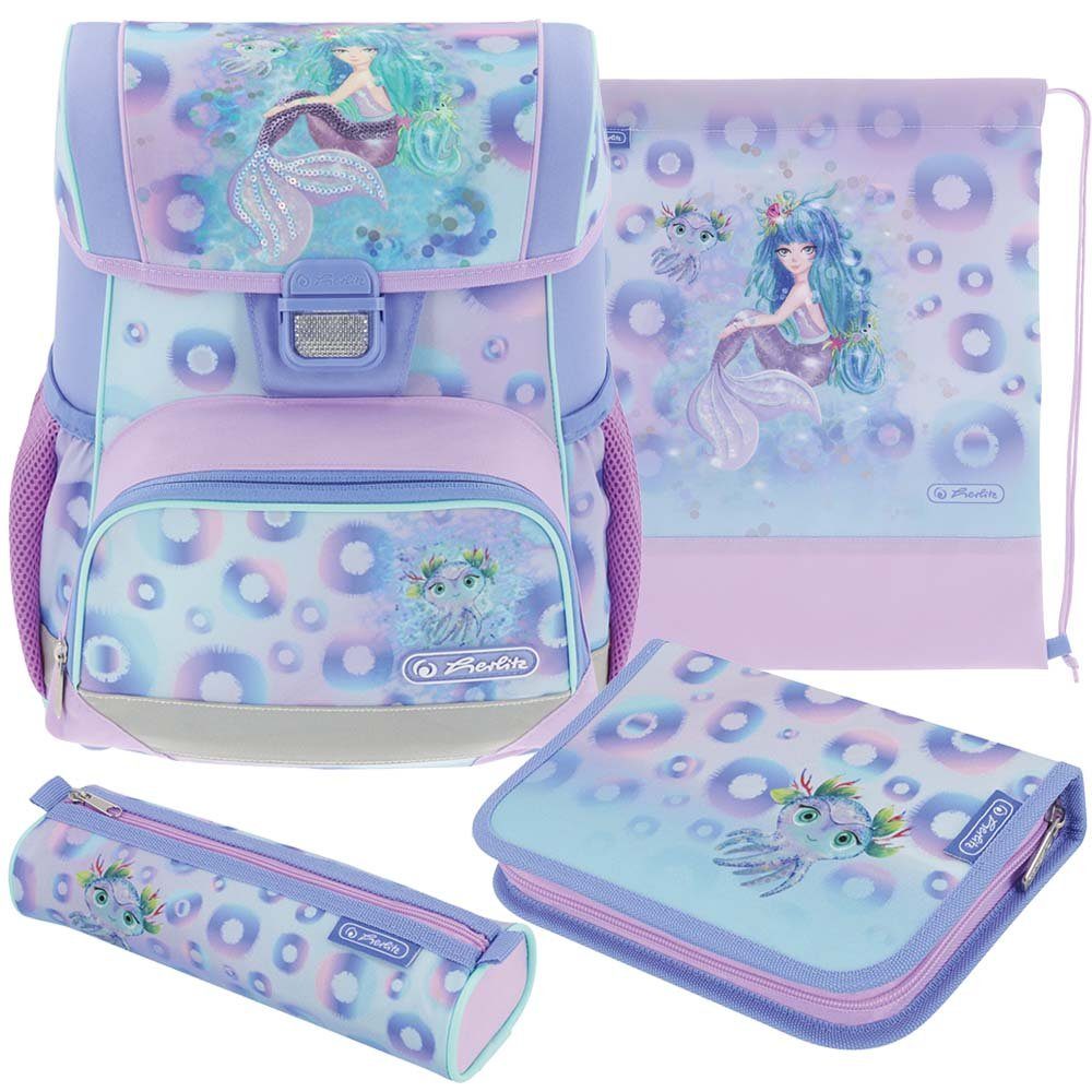Herlitz Schulranzen Set Loop Plus 10-teilig 2025 Mädchen Mystic Mermaid