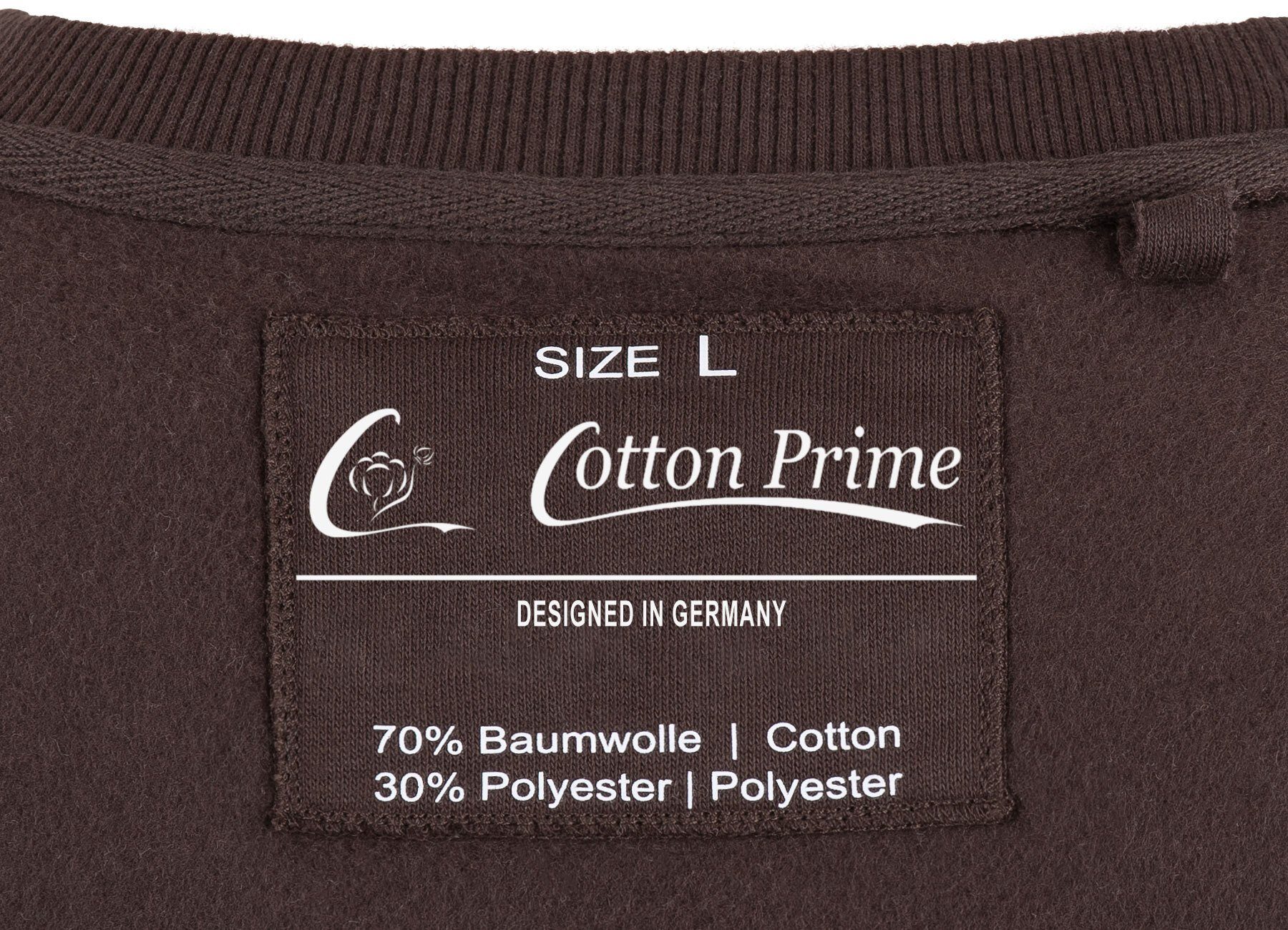 Cotton Prime® Hoodie Sweater Pullover aus Baumwollmischung und weichem Innenfleece – Bild 4 von 4