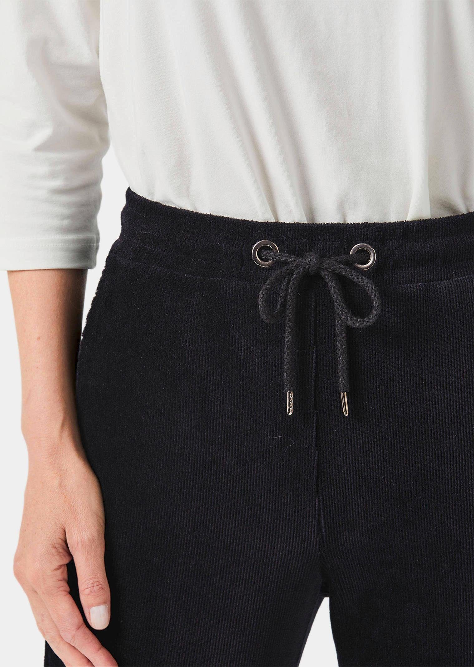 GOLDNER Stoffhose Lässige Casualhose SARA mit Tunnelzug Komfortable Alltagshose, elastischer Bund, Seitentaschen, knöchellang