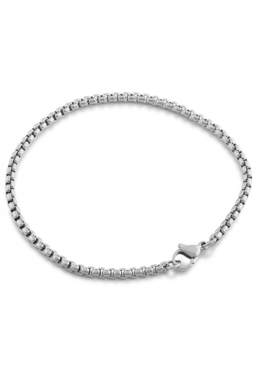 Akitsune Armband Bacas Kettenglieder Armband Silber 17cm