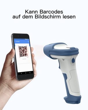 Inateck Wireless Barcode Scanner 2D, Bluetooth 5.0, 2.4Ghz Handscanner
