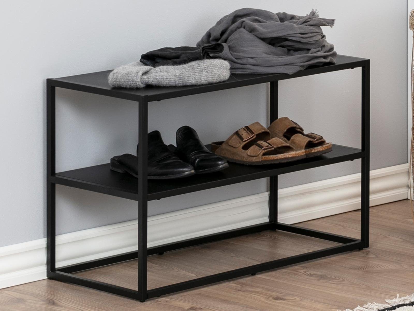 möbelando Schuhregal Schuhregal "New Haven I", Modernes Schuhregal aus