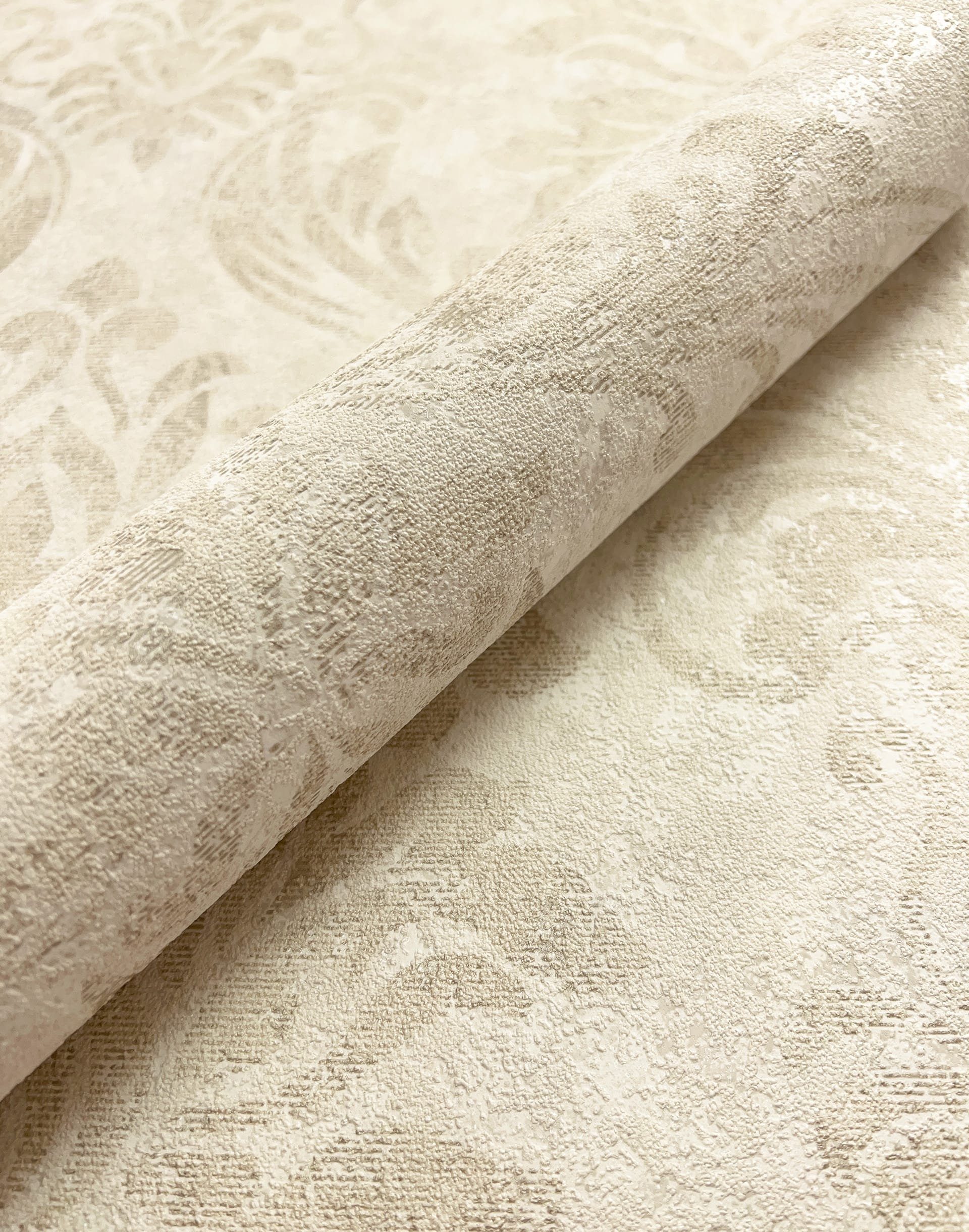 Newroom Vliestapete, Beige Tapete Vintage Ornamente - Metallic Creme Romant günstig online kaufen