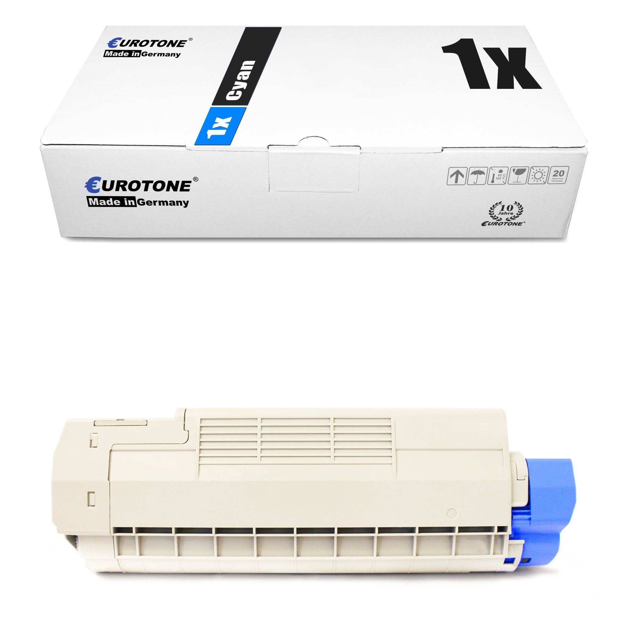 fr Tonerkartusche 5800 ersetzt OKI 5900 C Toner Eurotone 43324423 Cyan