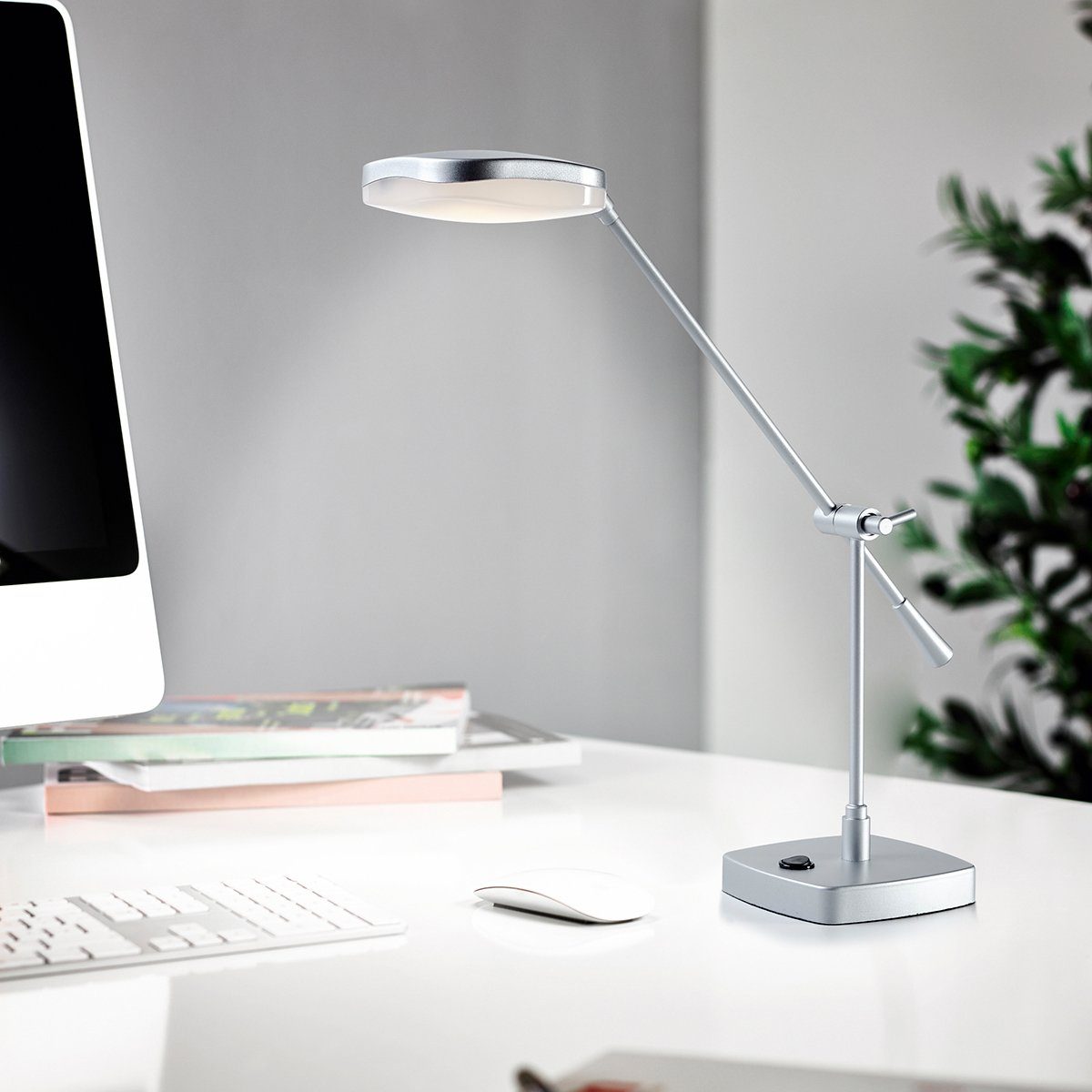 LED Schreibtischlampe Tischlampe dimmbar Leselampe Nachttisch Büroleuchte 8W NEU 