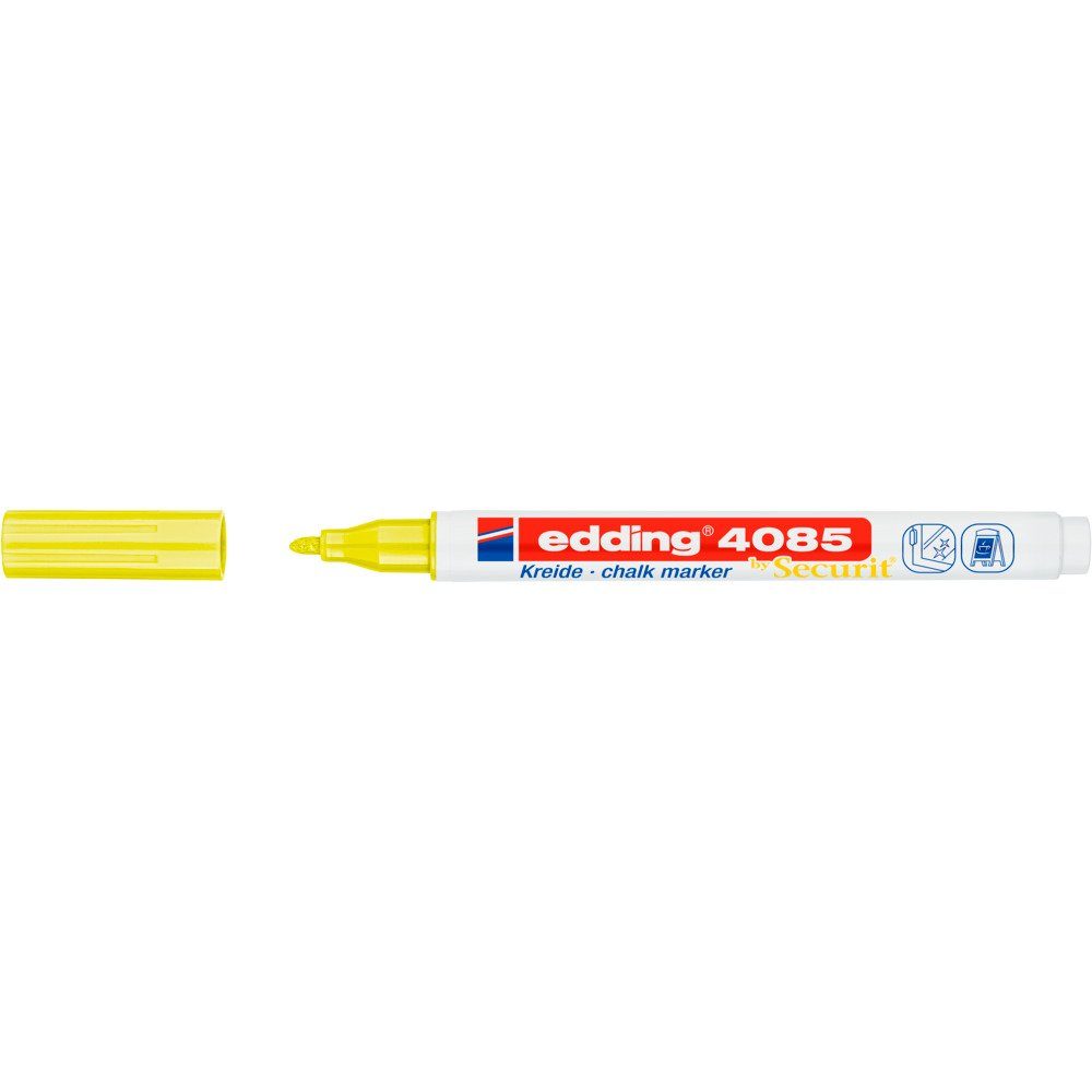 hohe Neon-Gelb edding 4085, mm, Kreidemarker -2 1 Deckkraft