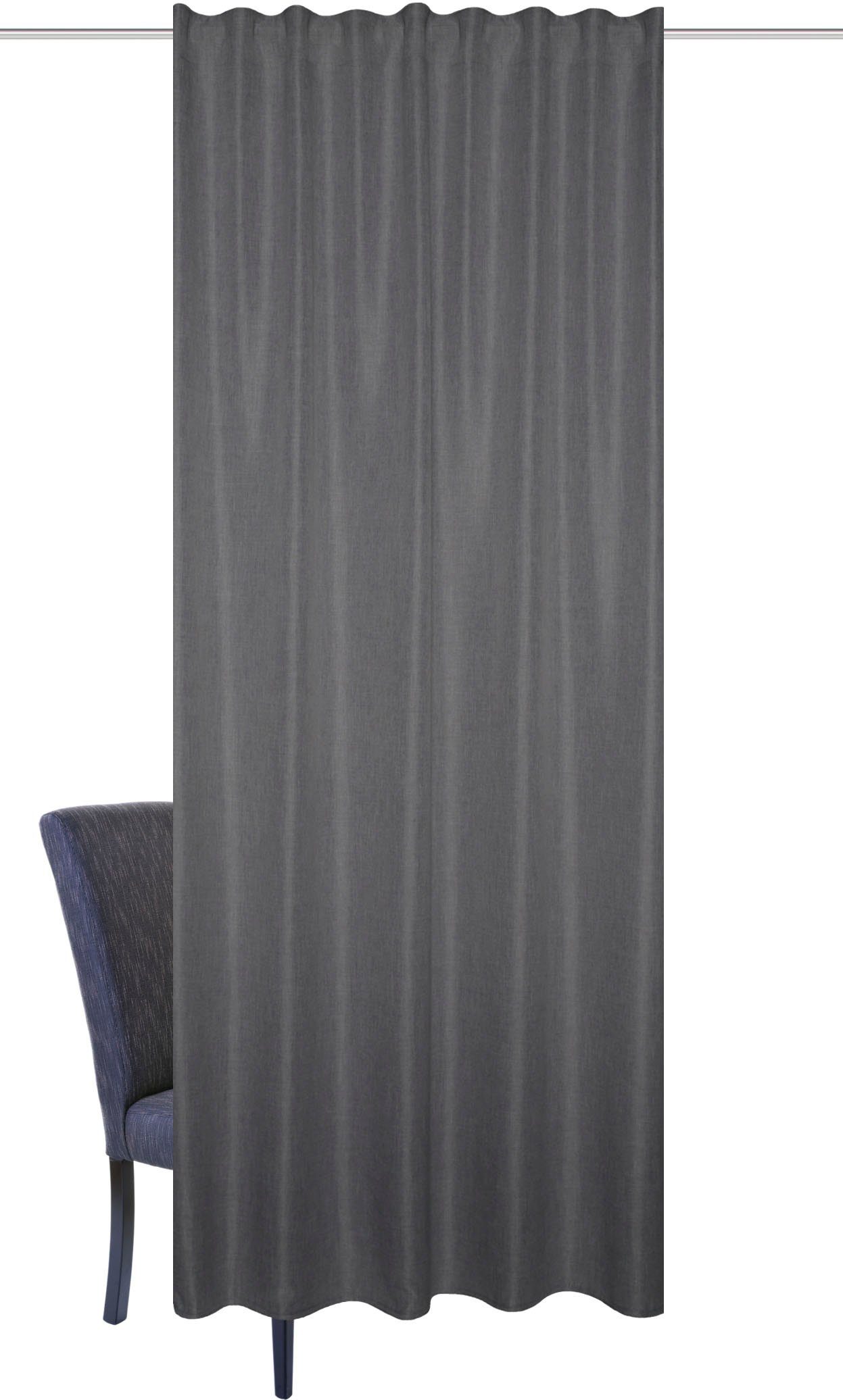 HOME WOHNIDEEN Gardine "OXFORD" Multifunktionsband 2 Stk. tlg. blickdicht günstig online kaufen