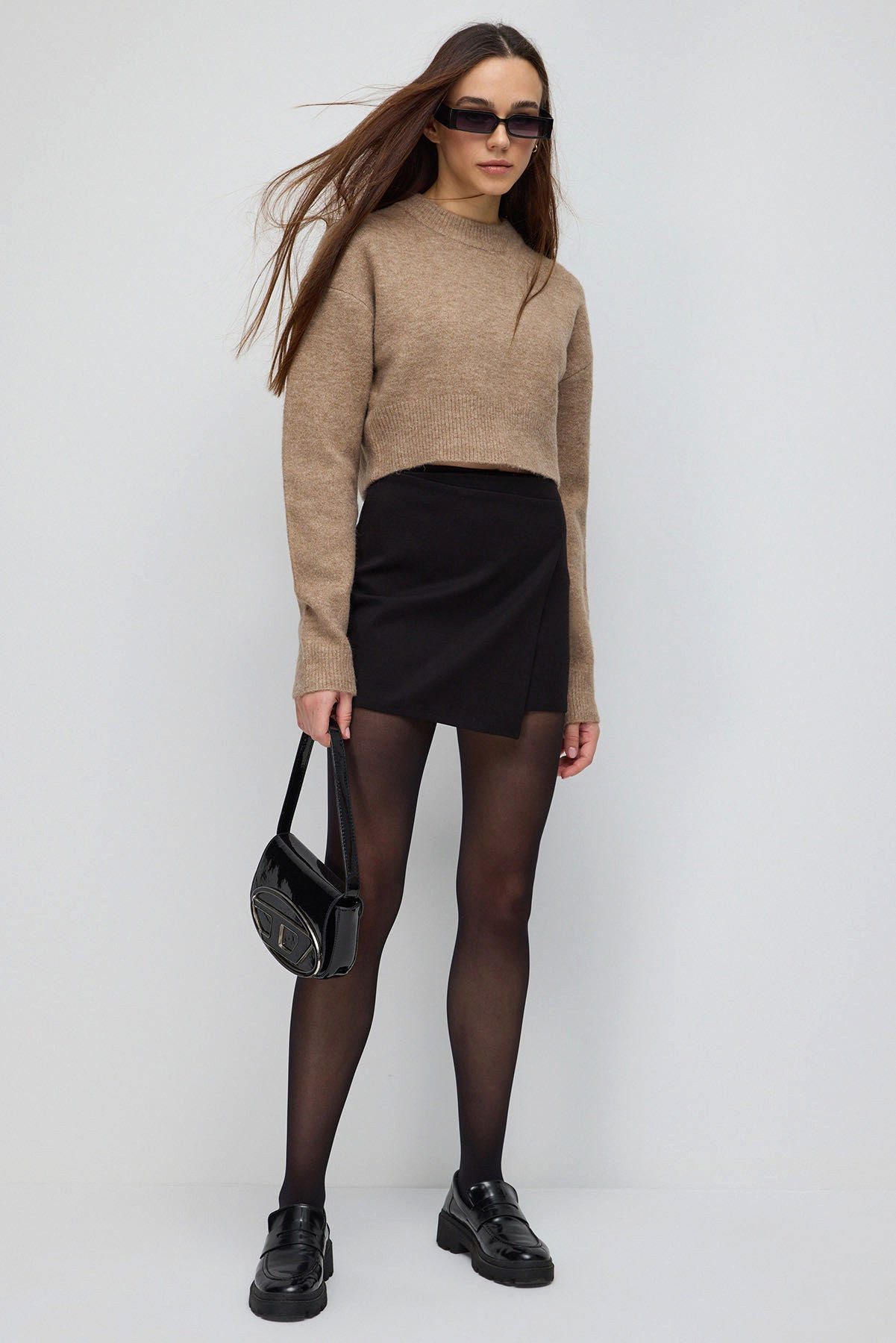 Sweater Kurzer Strickpullover